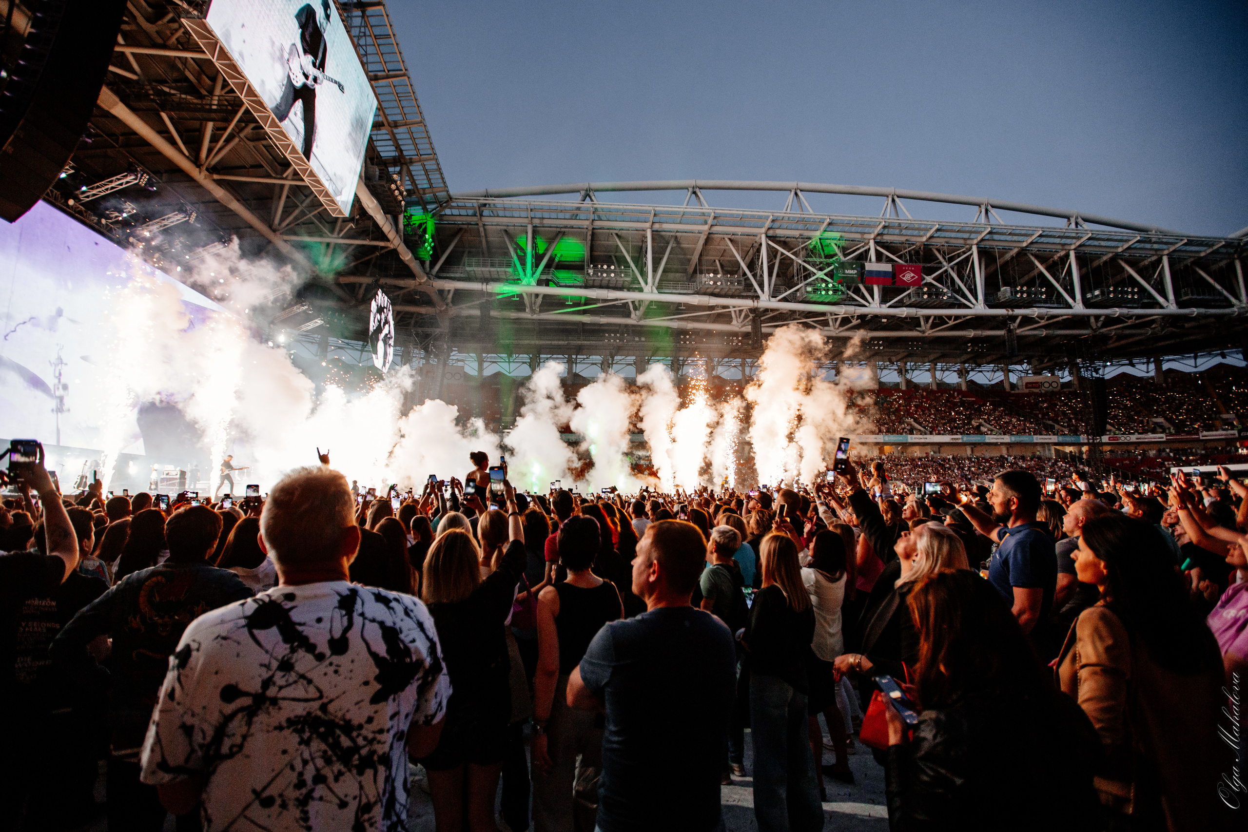 Диана Арбенина и Ночные Снайперы, Открытие Банк Арена. Фотограф Ольга Махалова — Санкт-Петербург, Москва, Нижний Новгород