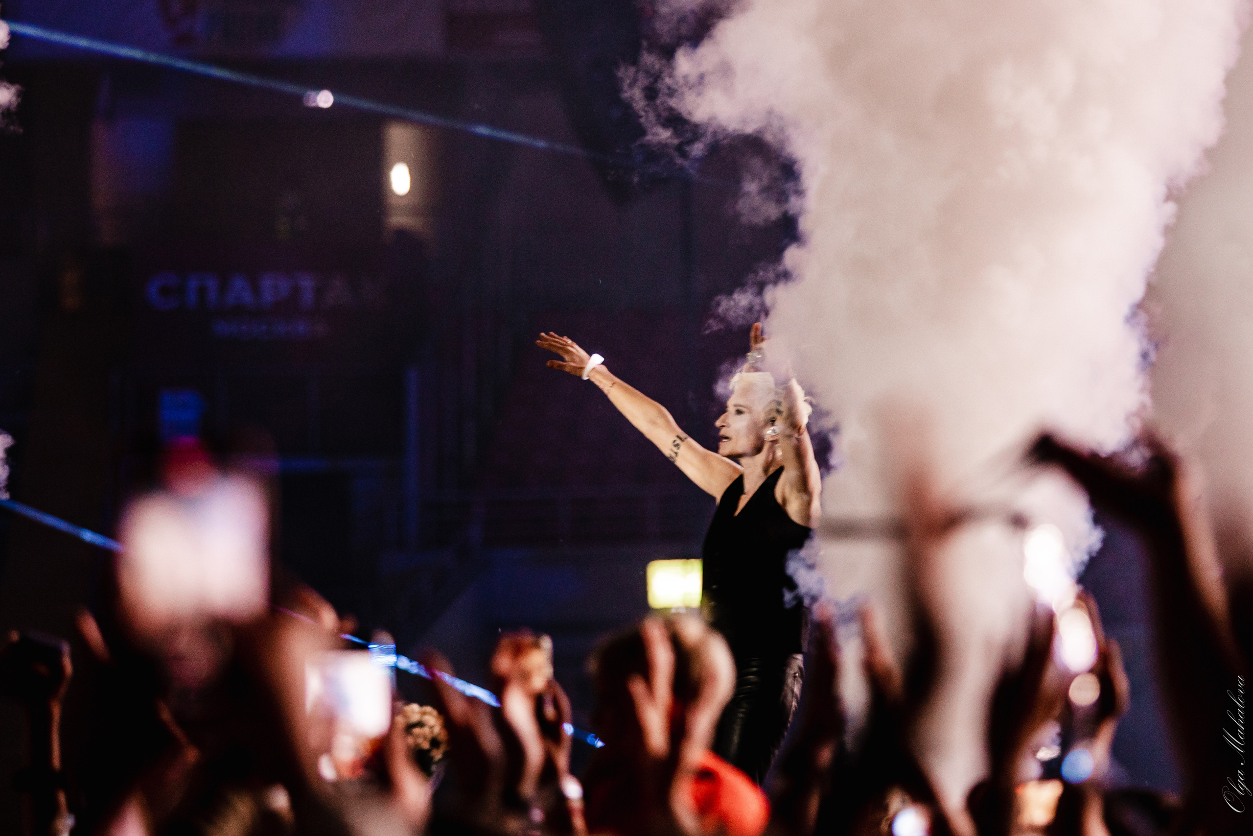 Диана Арбенина и Ночные Снайперы, Открытие Банк Арена. Фотограф Ольга Махалова — Санкт-Петербург, Москва, Нижний Новгород