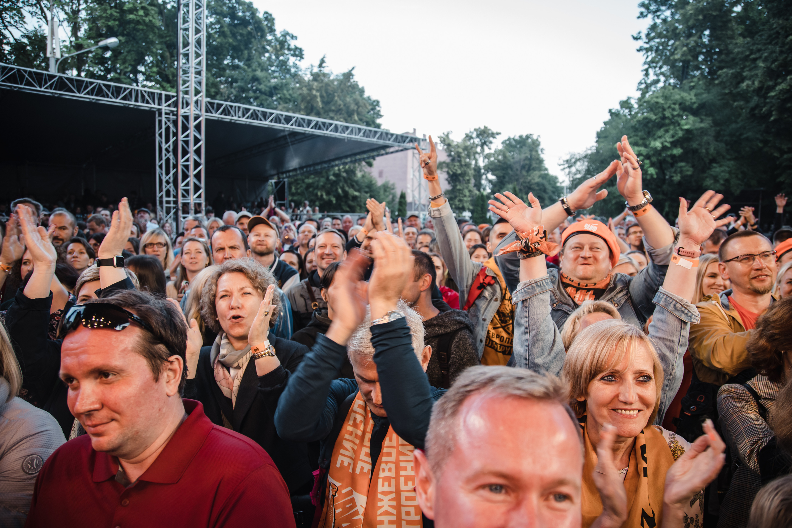 Чайф, сад Эрмитаж. Фотограф Ольга Махалова — Санкт-Петербург, Москва, Нижний Новгород