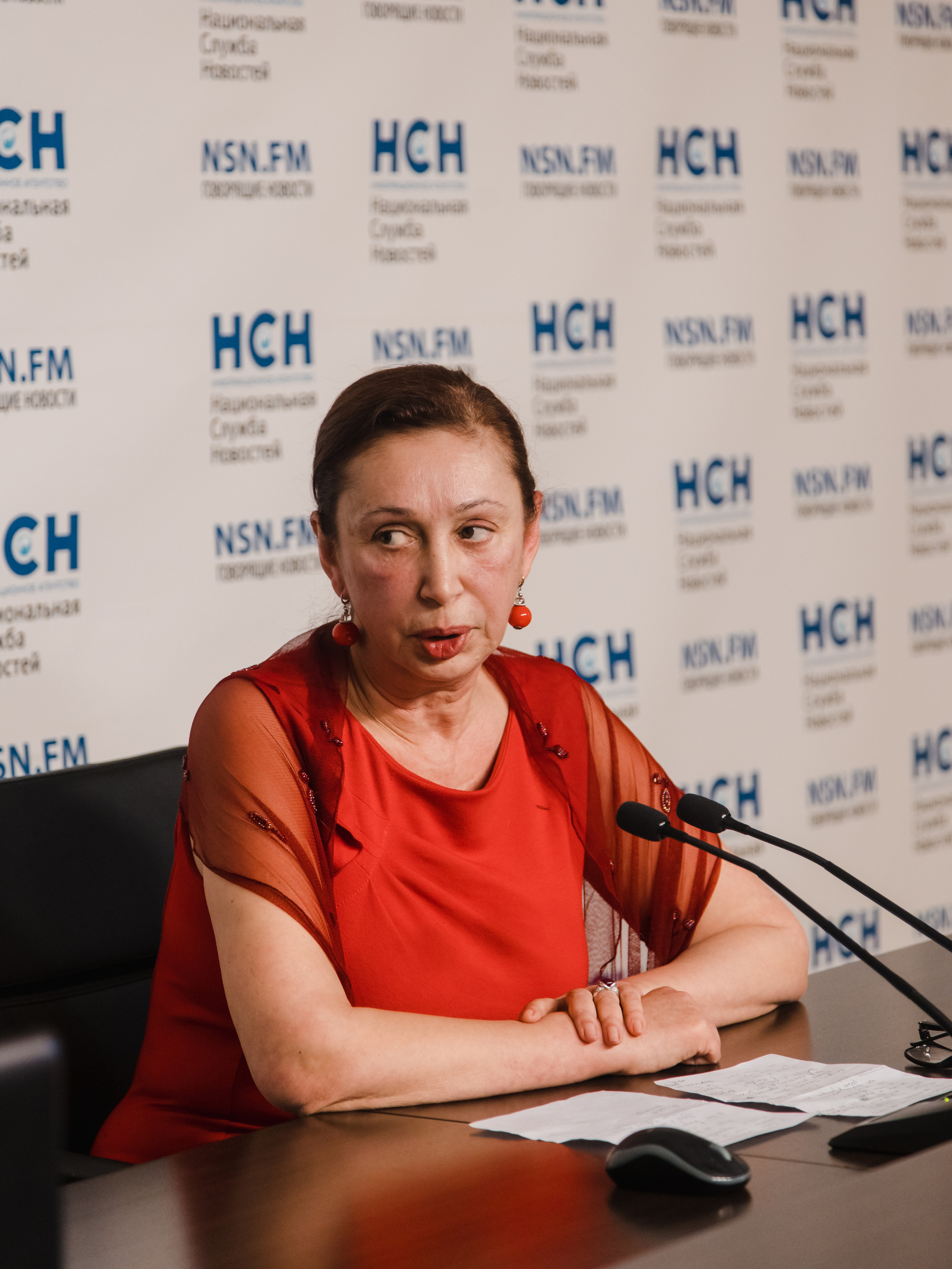 Пресс-конференция в НСН (Илона Давыдова). Фотограф Ольга Махалова — Санкт-Петербург, Москва, Нижний Новгород