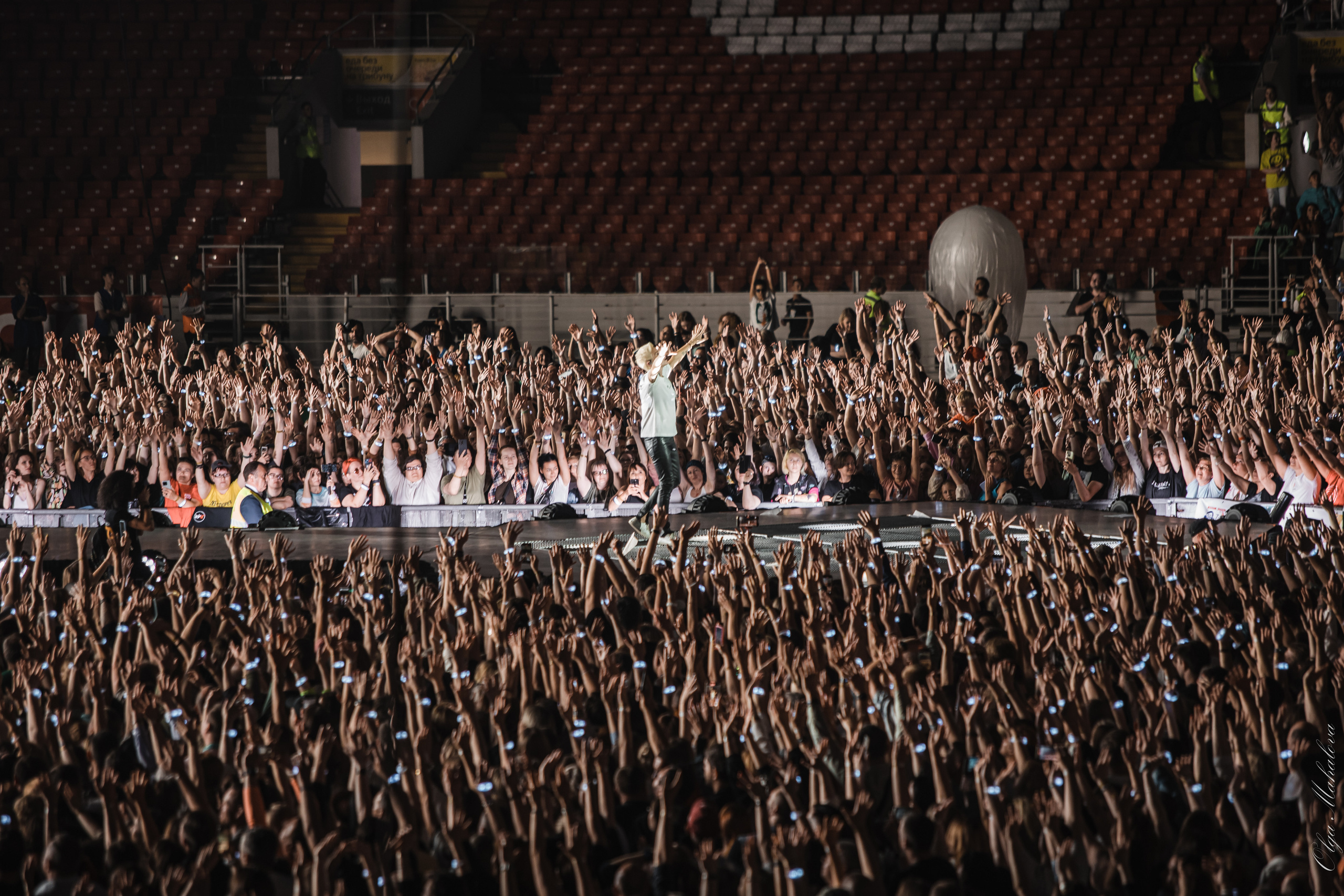 Диана Арбенина и Ночные Снайперы, Открытие Банк Арена. Фотограф Ольга Махалова — Санкт-Петербург, Москва, Нижний Новгород
