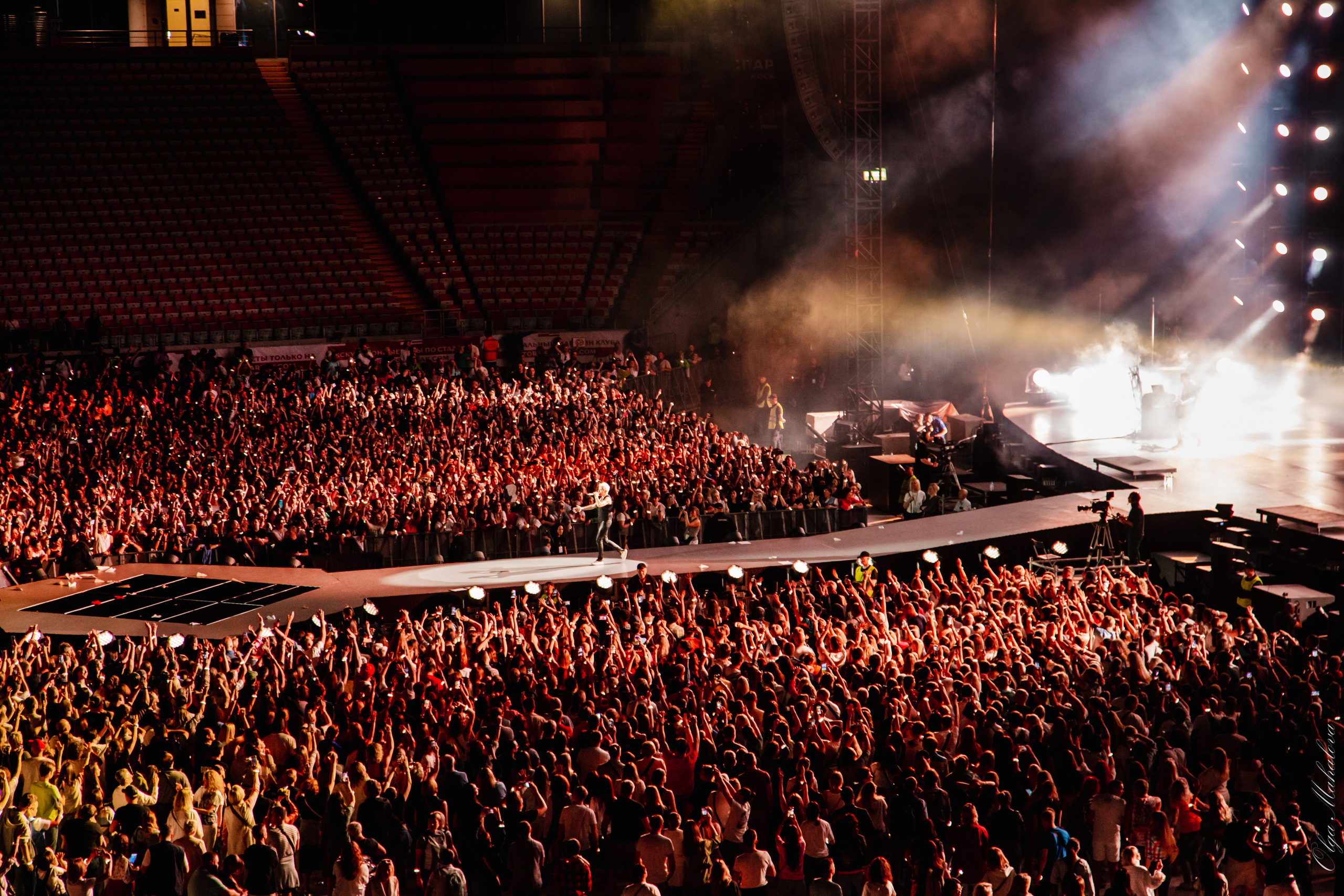Диана Арбенина и Ночные Снайперы, Открытие Банк Арена. Фотограф Ольга Махалова — Санкт-Петербург, Москва, Нижний Новгород