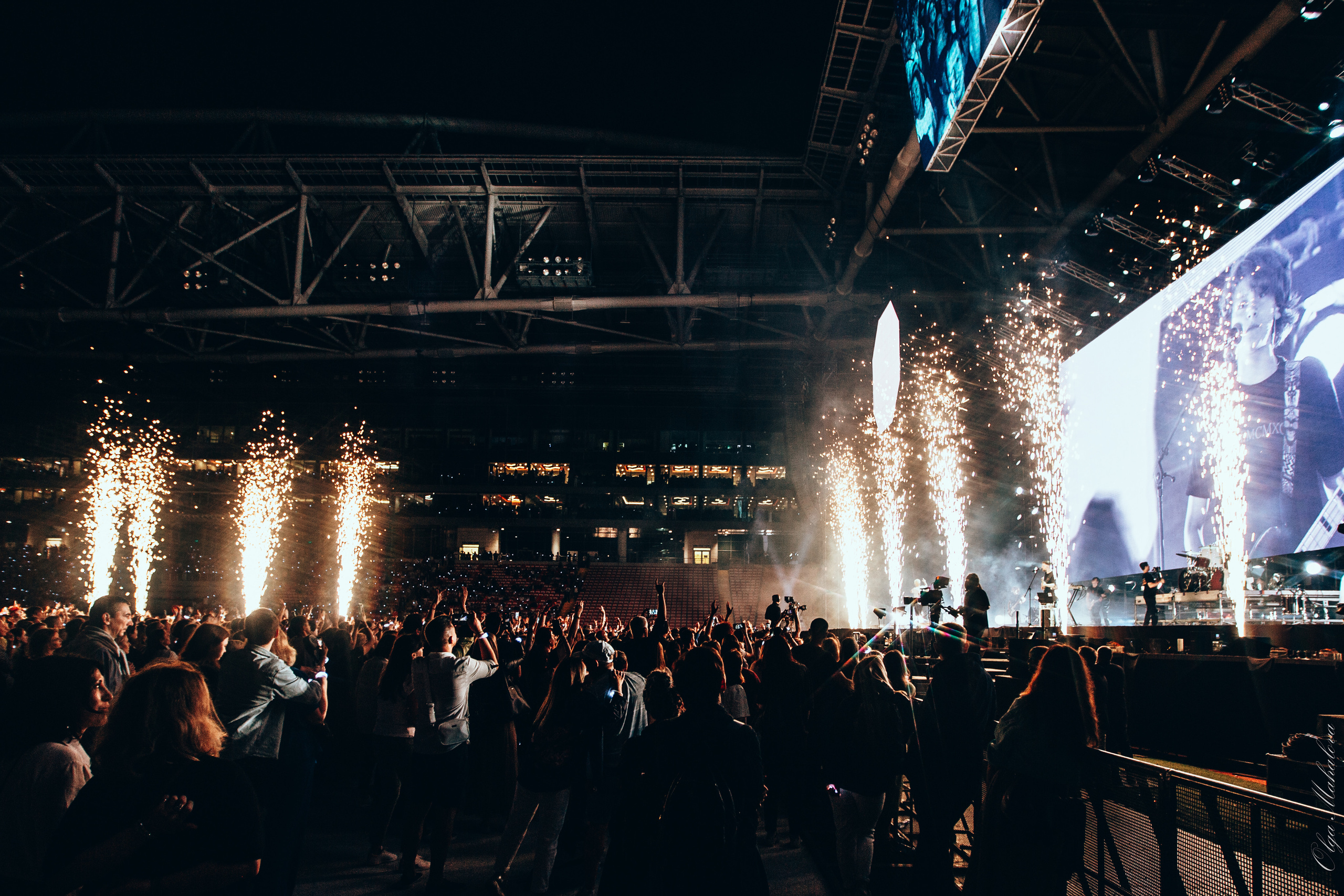 Диана Арбенина и Ночные Снайперы, Открытие Банк Арена. Фотограф Ольга Махалова — Санкт-Петербург, Москва, Нижний Новгород