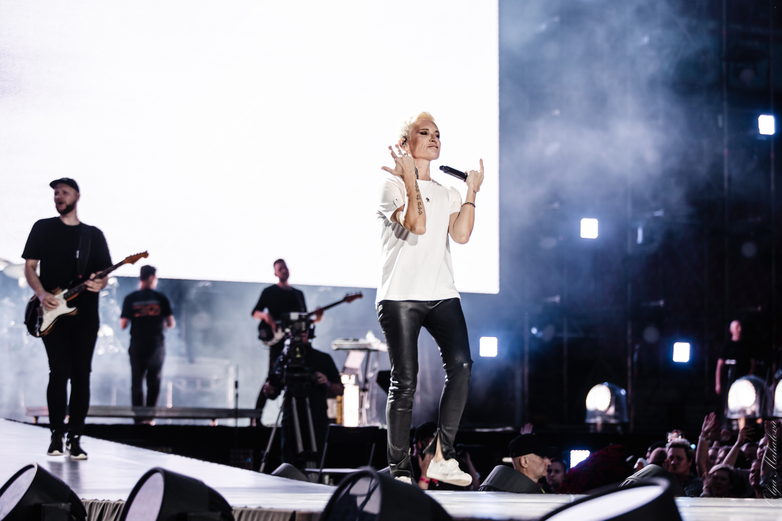 Диана Арбенина и Ночные Снайперы, Открытие Банк Арена. Фотограф Ольга Махалова — Санкт-Петербург, Москва, Нижний Новгород