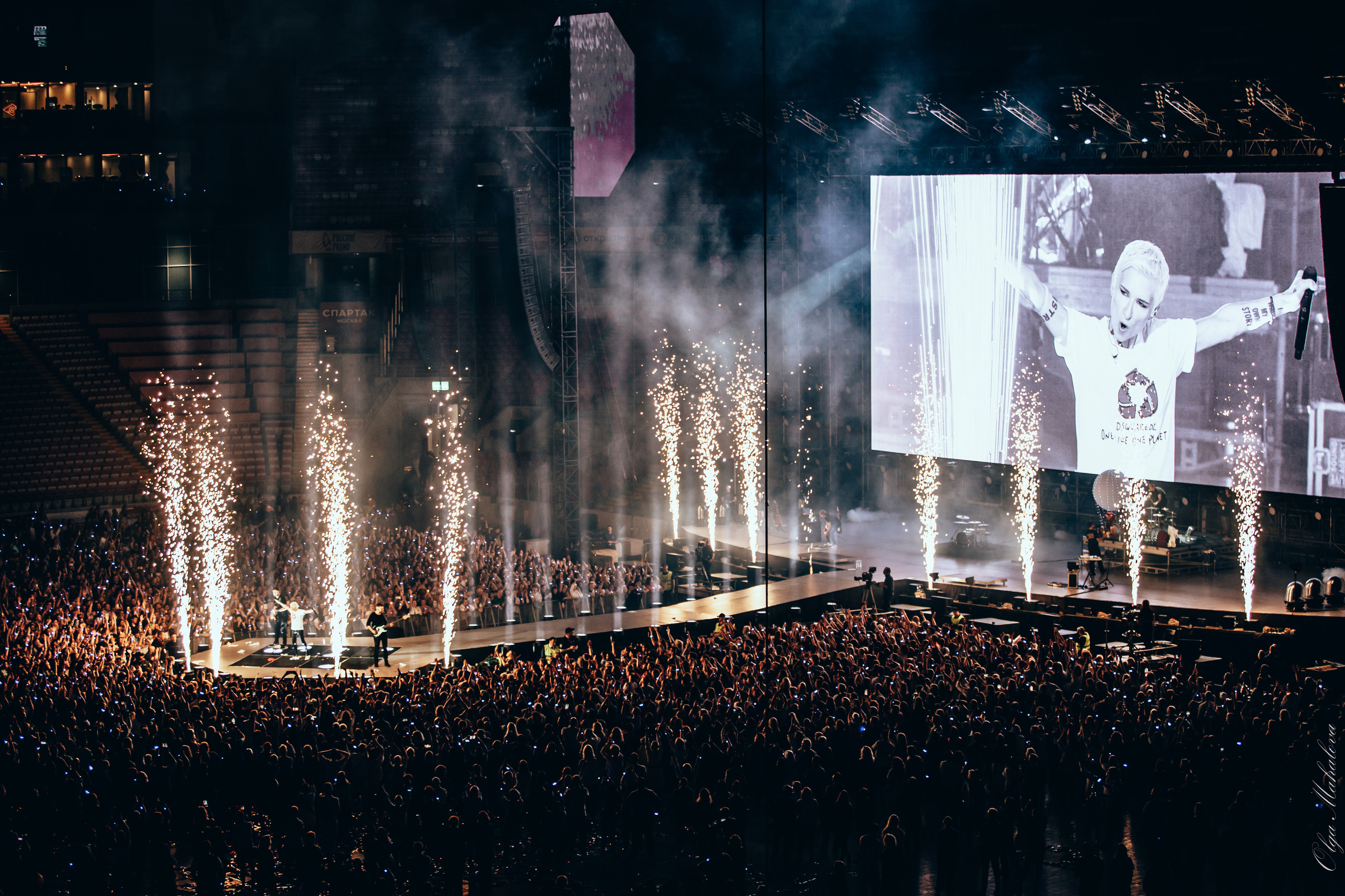 Диана Арбенина и Ночные Снайперы, Открытие Банк Арена. Фотограф Ольга Махалова — Санкт-Петербург, Москва, Нижний Новгород