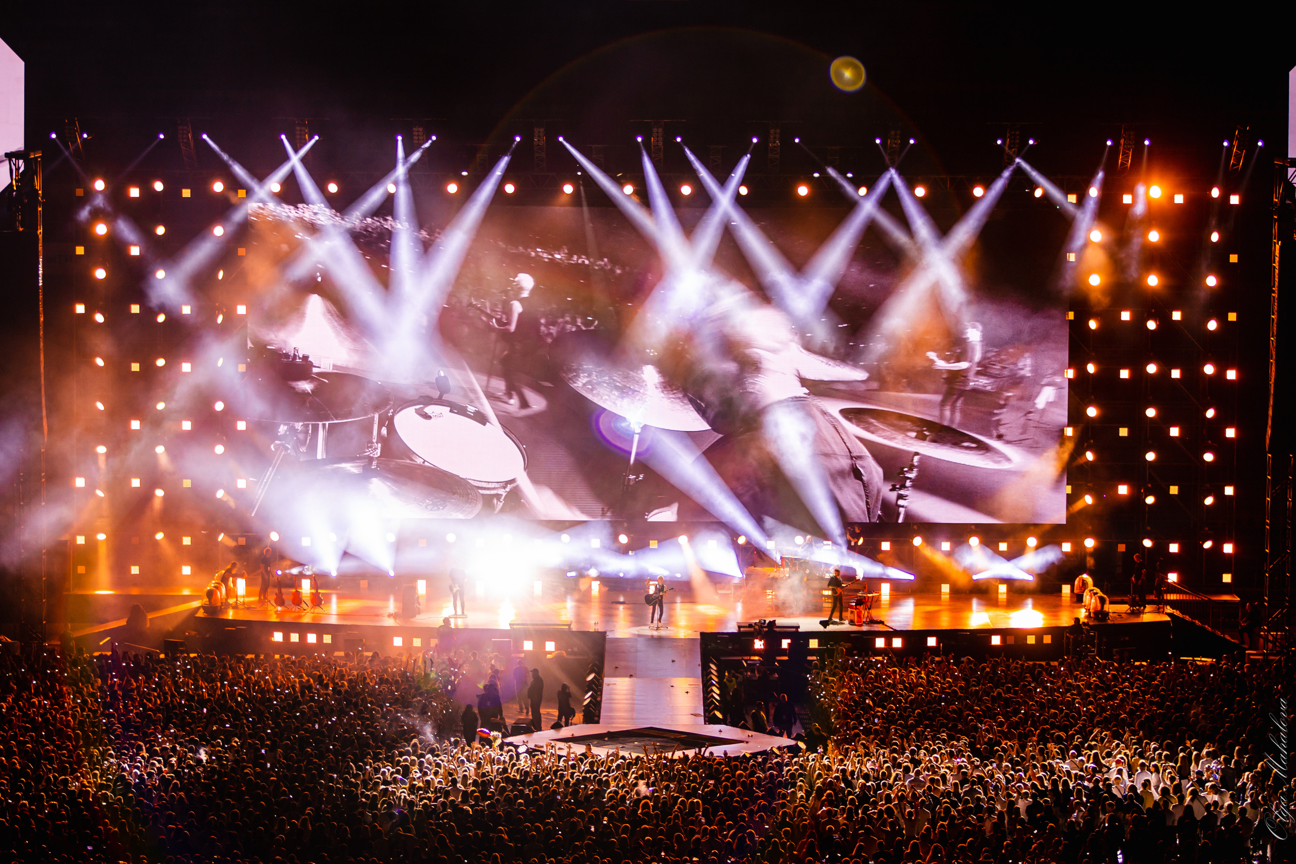 Диана Арбенина и Ночные Снайперы, Открытие Банк Арена. Фотограф Ольга Махалова — Санкт-Петербург, Москва, Нижний Новгород