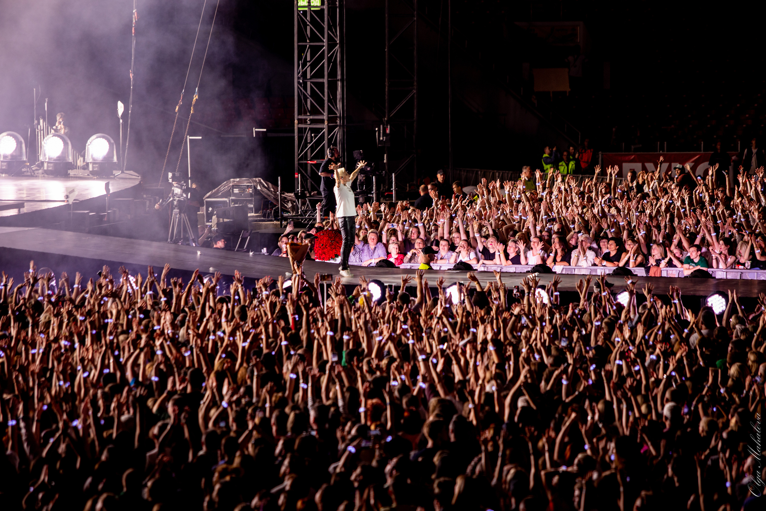 Диана Арбенина и Ночные Снайперы, Открытие Банк Арена. Фотограф Ольга Махалова — Санкт-Петербург, Москва, Нижний Новгород