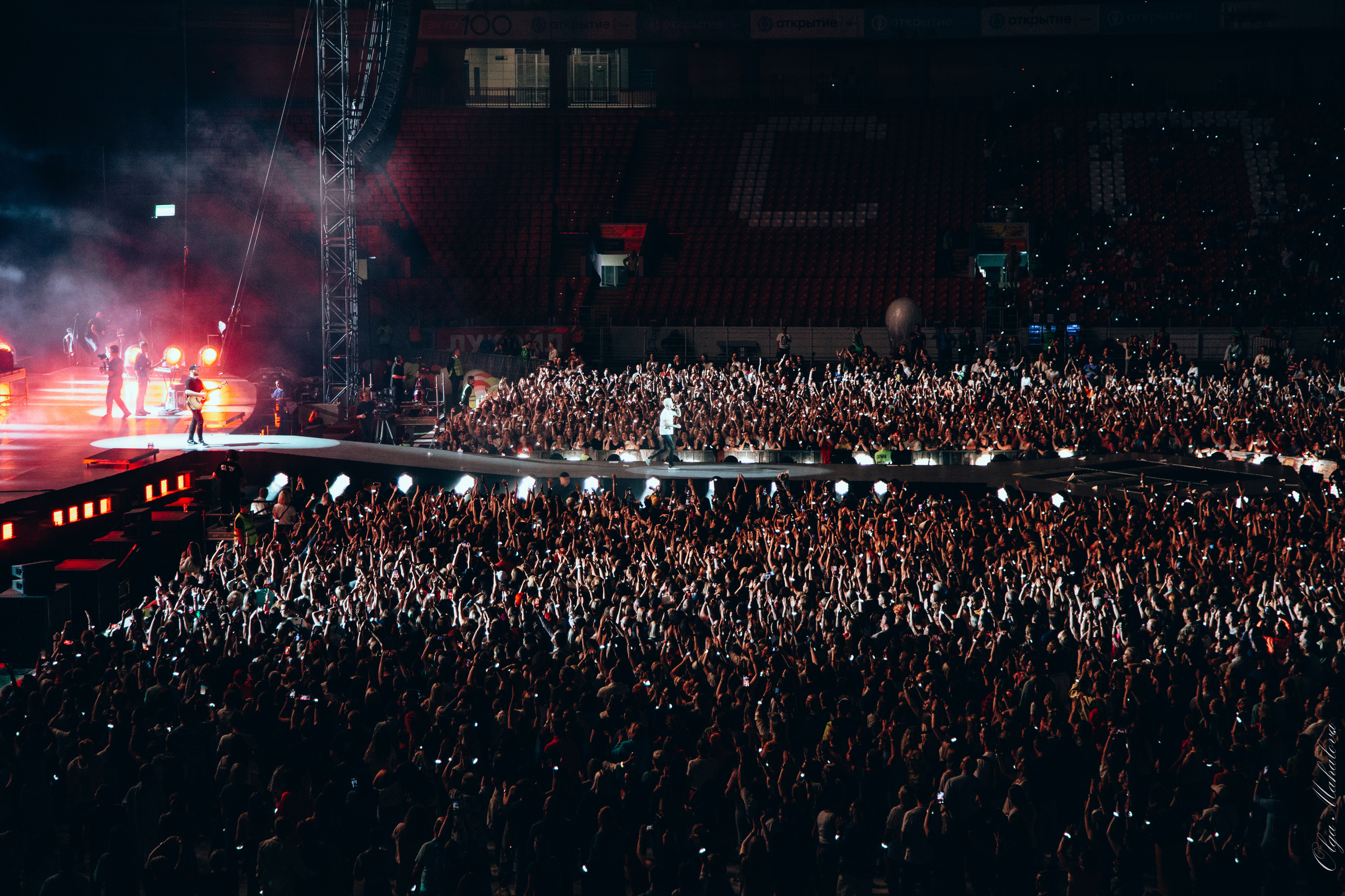 Диана Арбенина и Ночные Снайперы, Открытие Банк Арена. Фотограф Ольга Махалова — Санкт-Петербург, Москва, Нижний Новгород