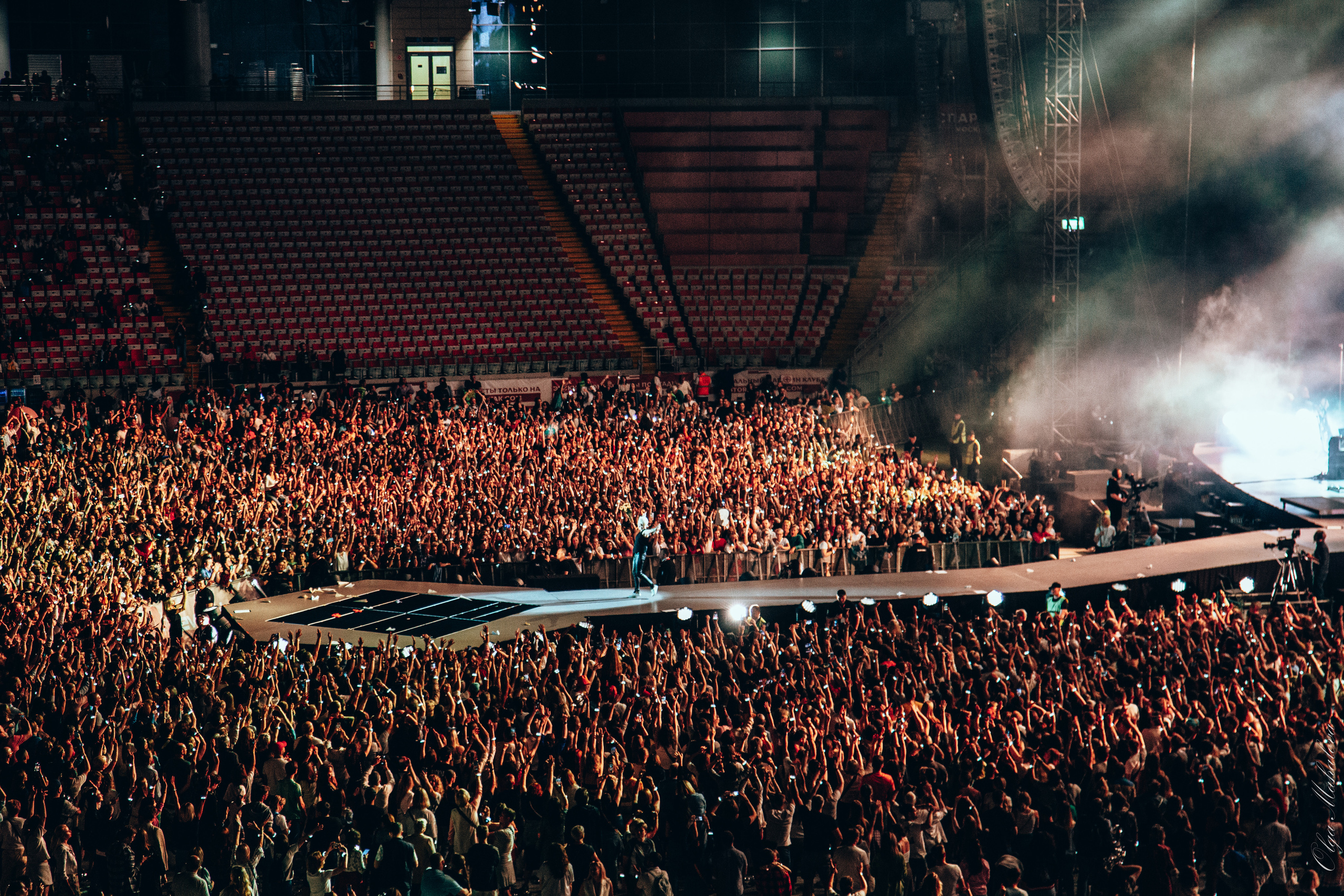 Диана Арбенина и Ночные Снайперы, Открытие Банк Арена. Фотограф Ольга Махалова — Санкт-Петербург, Москва, Нижний Новгород