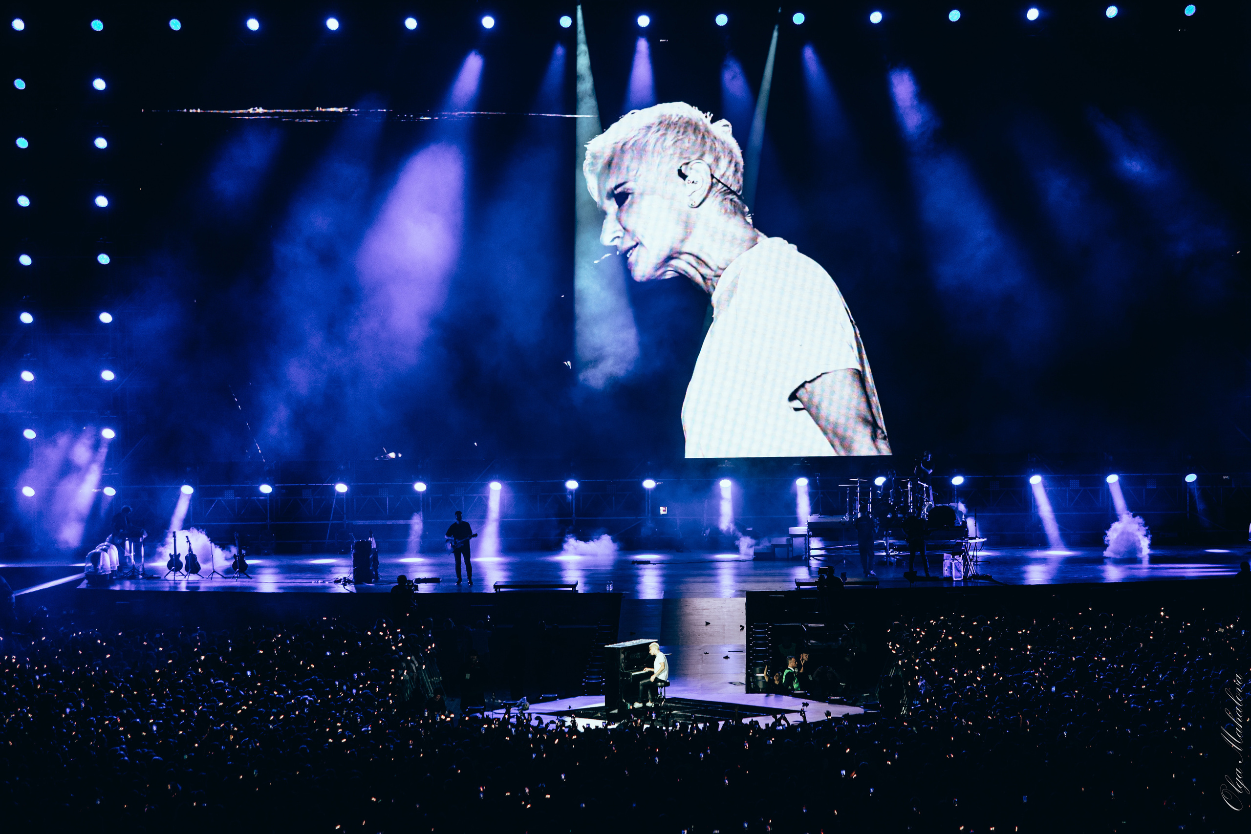 Диана Арбенина и Ночные Снайперы, Открытие Банк Арена. Фотограф Ольга Махалова — Санкт-Петербург, Москва, Нижний Новгород