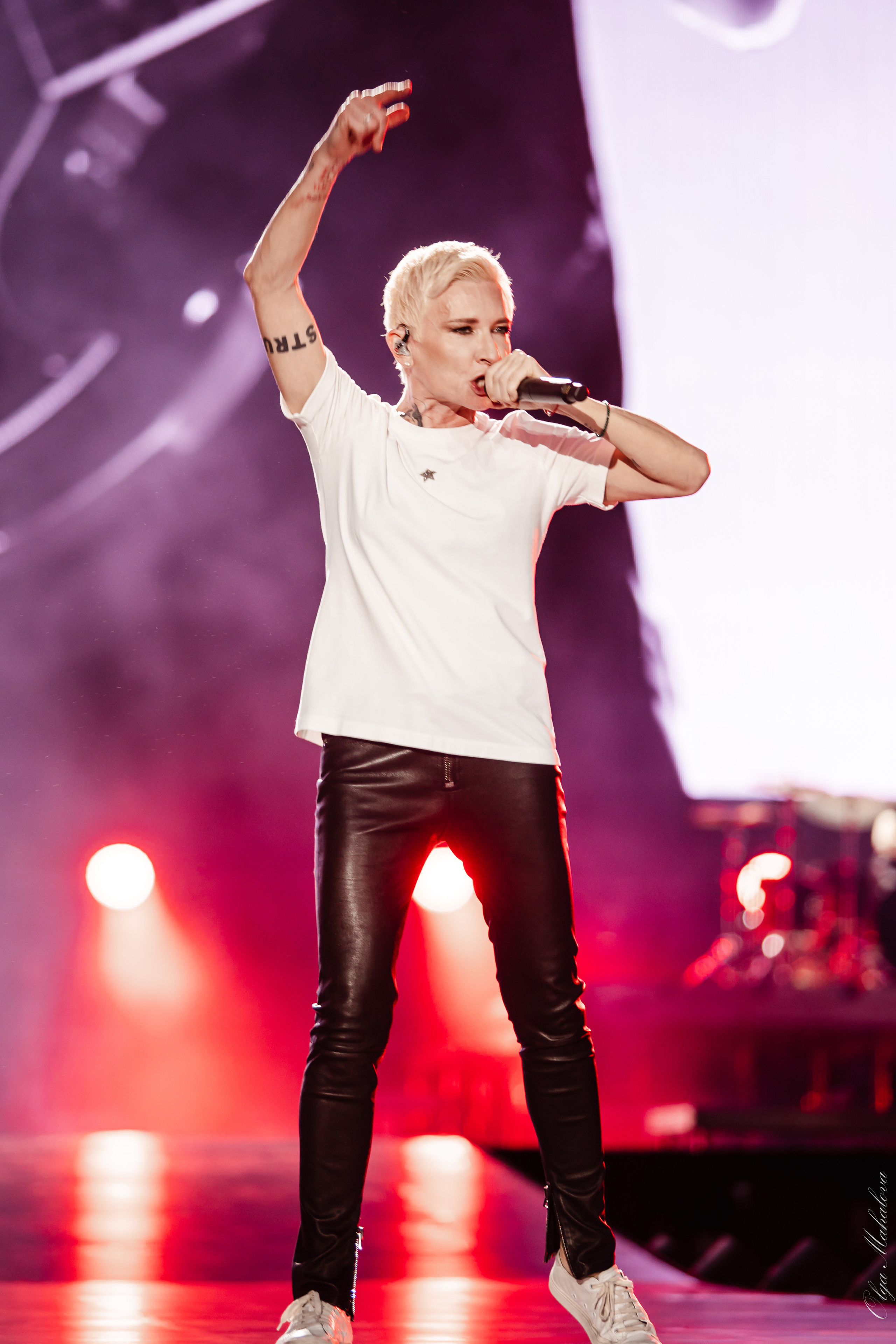 Диана Арбенина и Ночные Снайперы, Открытие Банк Арена. Фотограф Ольга Махалова — Санкт-Петербург, Москва, Нижний Новгород