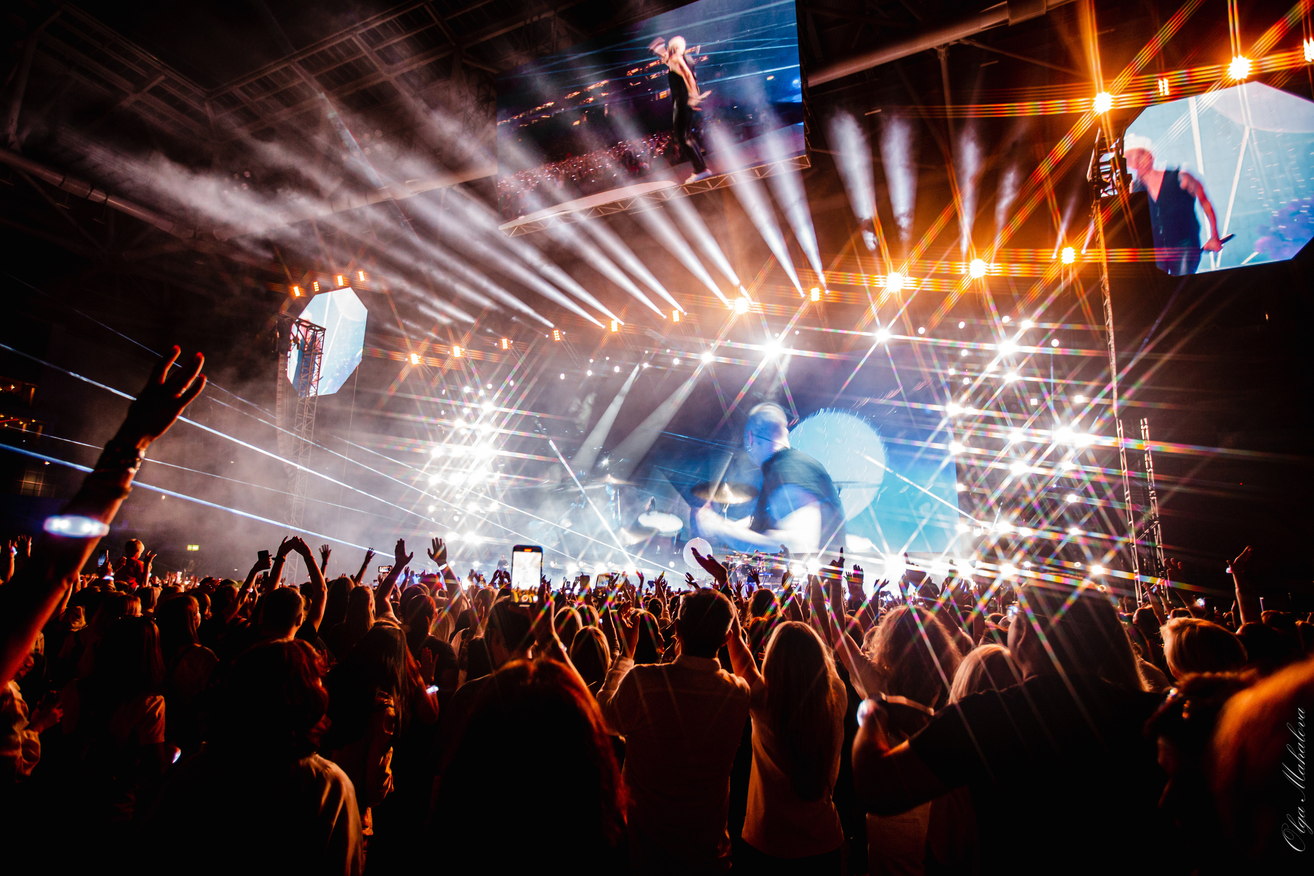 Диана Арбенина и Ночные Снайперы, Открытие Банк Арена. Фотограф Ольга Махалова — Санкт-Петербург, Москва, Нижний Новгород