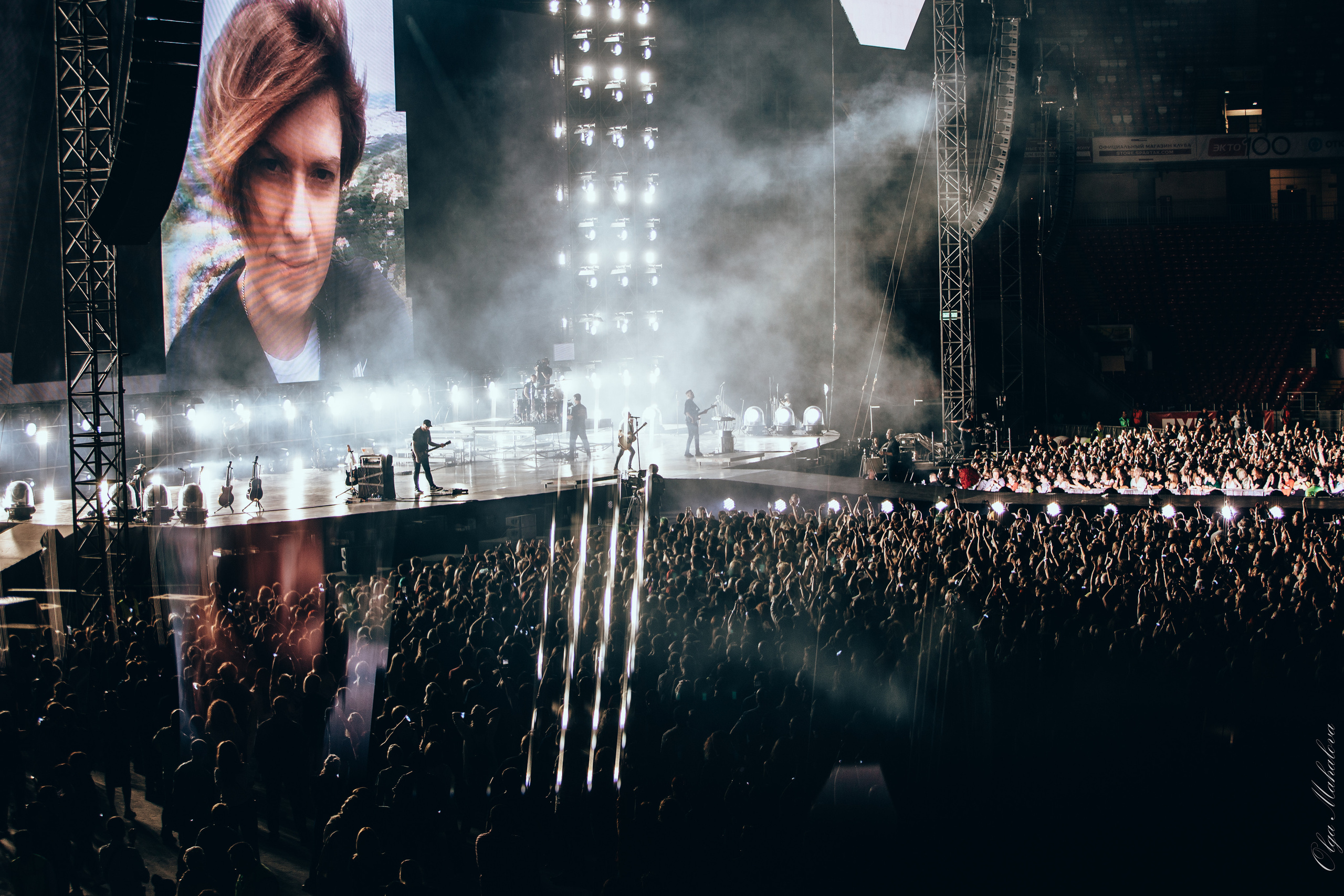 Диана Арбенина и Ночные Снайперы, Открытие Банк Арена. Фотограф Ольга Махалова — Санкт-Петербург, Москва, Нижний Новгород