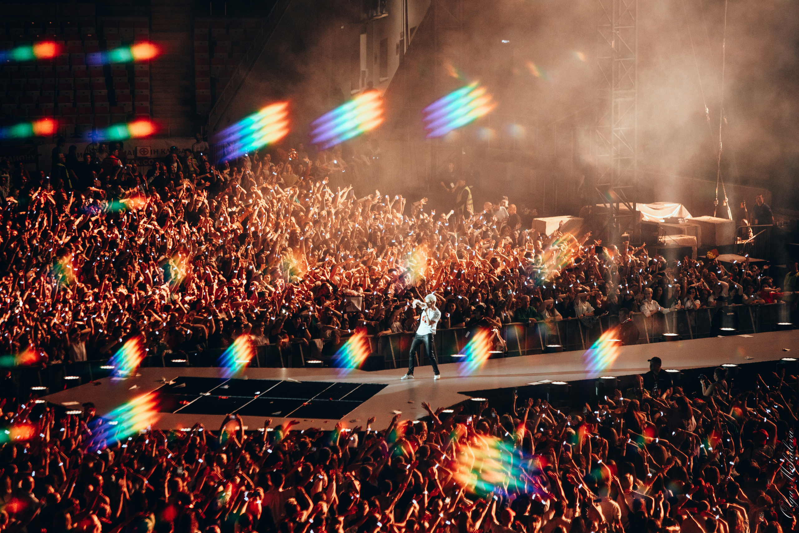 Диана Арбенина и Ночные Снайперы, Открытие Банк Арена. Фотограф Ольга Махалова — Санкт-Петербург, Москва, Нижний Новгород