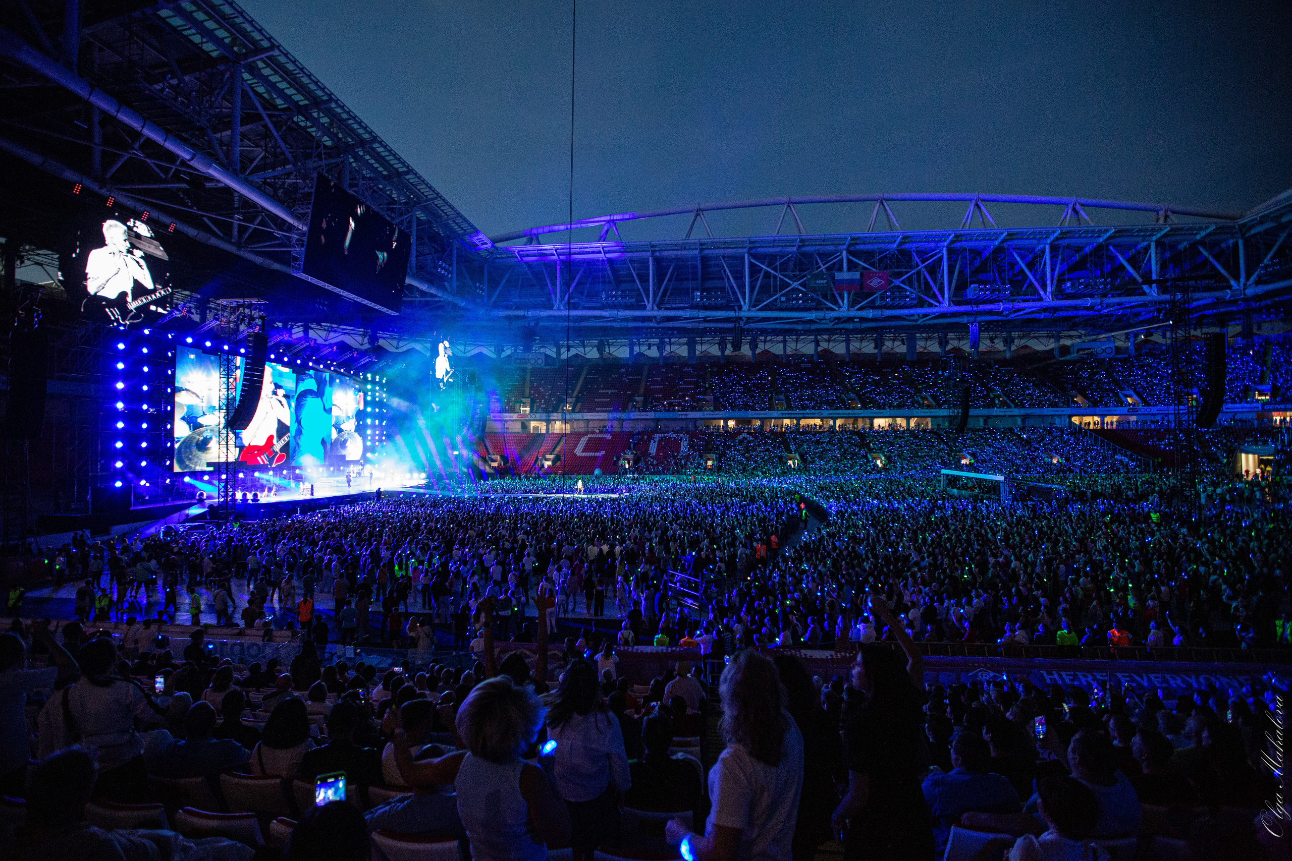 Диана Арбенина и Ночные Снайперы, Открытие Банк Арена. Фотограф Ольга Махалова — Санкт-Петербург, Москва, Нижний Новгород