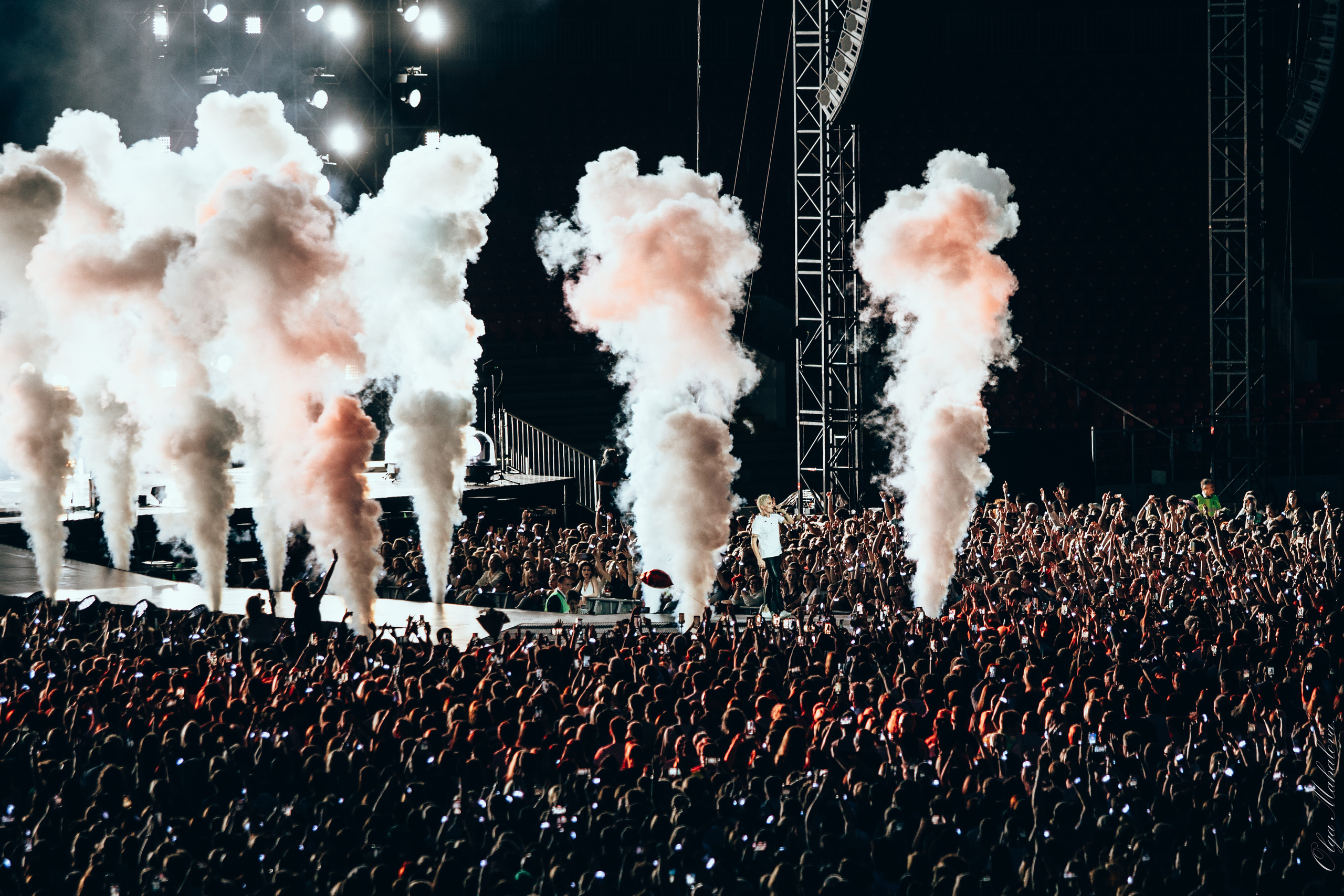 Диана Арбенина и Ночные Снайперы, Открытие Банк Арена. Фотограф Ольга Махалова — Санкт-Петербург, Москва, Нижний Новгород