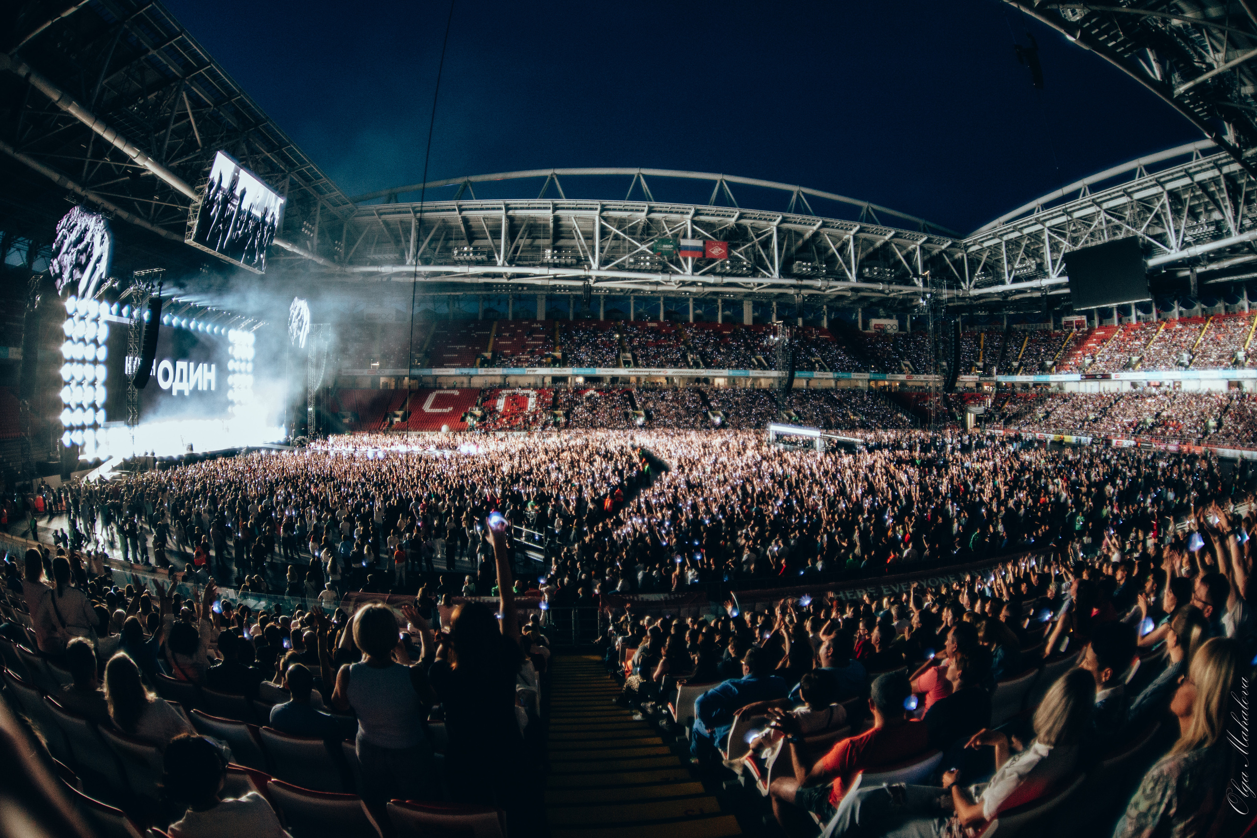 Диана Арбенина и Ночные Снайперы, Открытие Банк Арена. Фотограф Ольга Махалова — Санкт-Петербург, Москва, Нижний Новгород