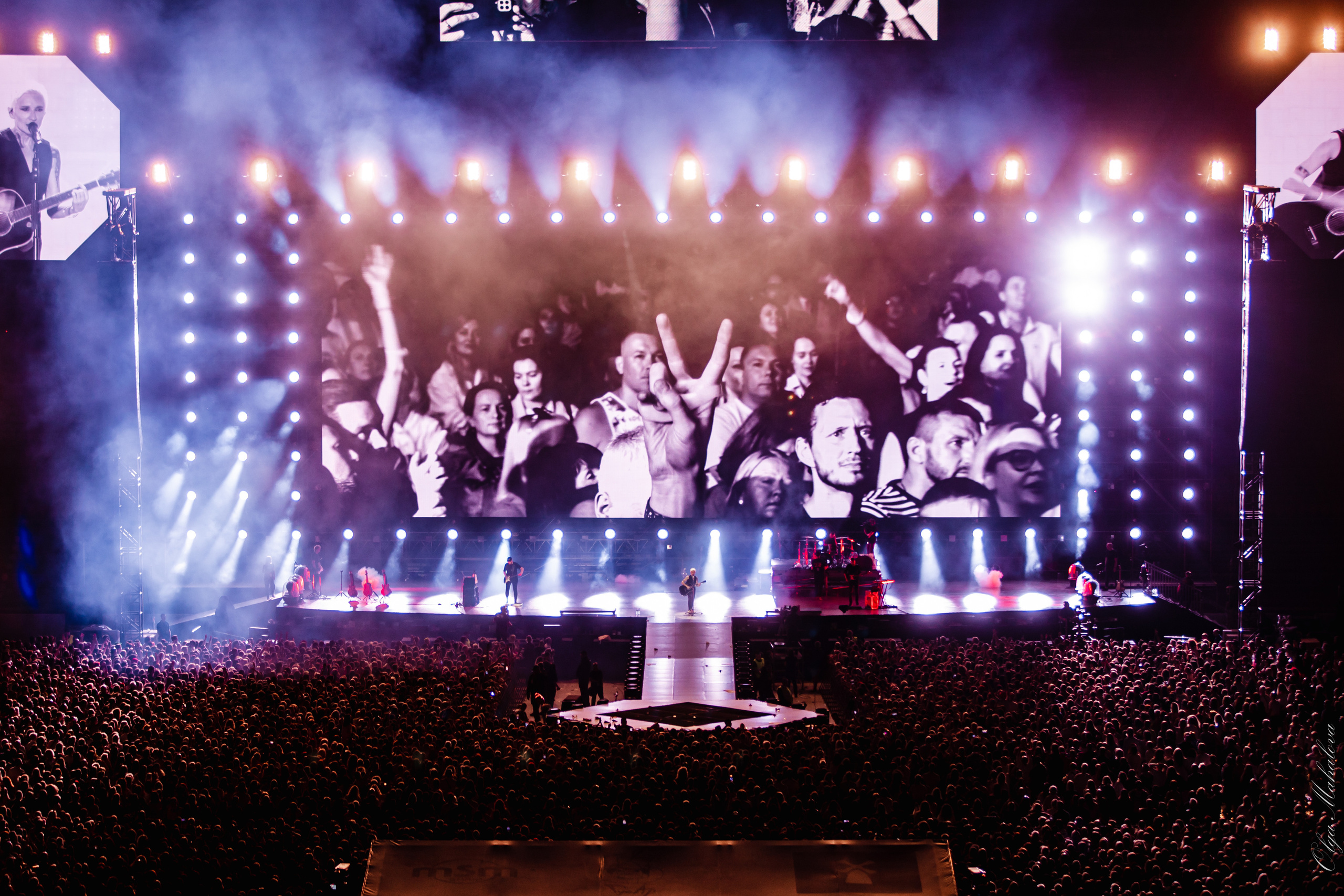 Диана Арбенина и Ночные Снайперы, Открытие Банк Арена. Фотограф Ольга Махалова — Санкт-Петербург, Москва, Нижний Новгород