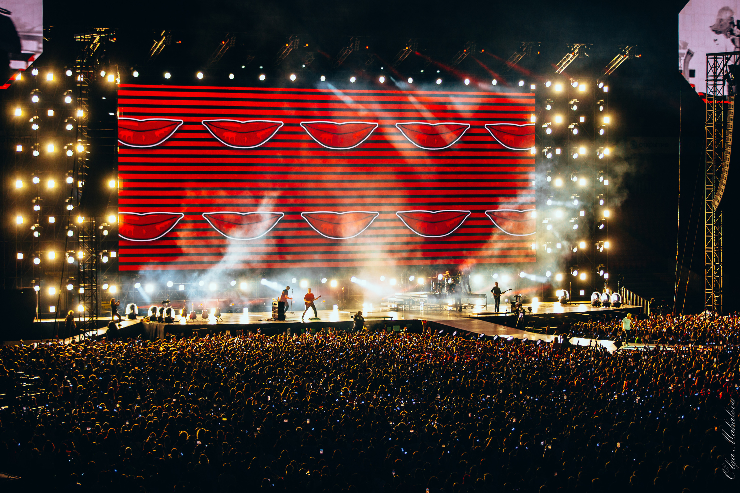 Диана Арбенина и Ночные Снайперы, Открытие Банк Арена. Фотограф Ольга Махалова — Санкт-Петербург, Москва, Нижний Новгород