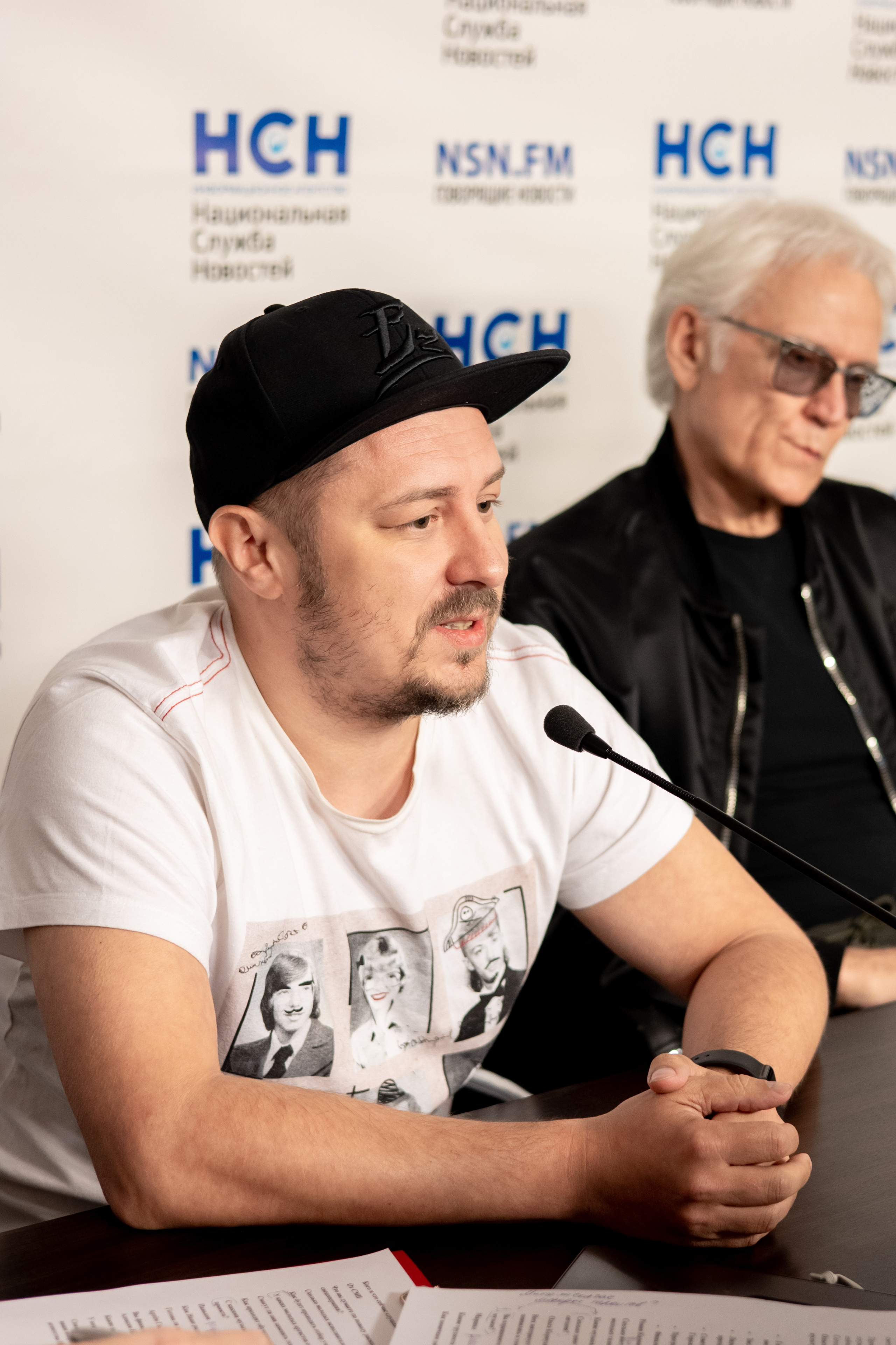 Пресс-конференция в НСН (Александр Маршал, Ольга Кормухина). Фотограф Ольга Махалова — Санкт-Петербург, Москва, Нижний Новгород