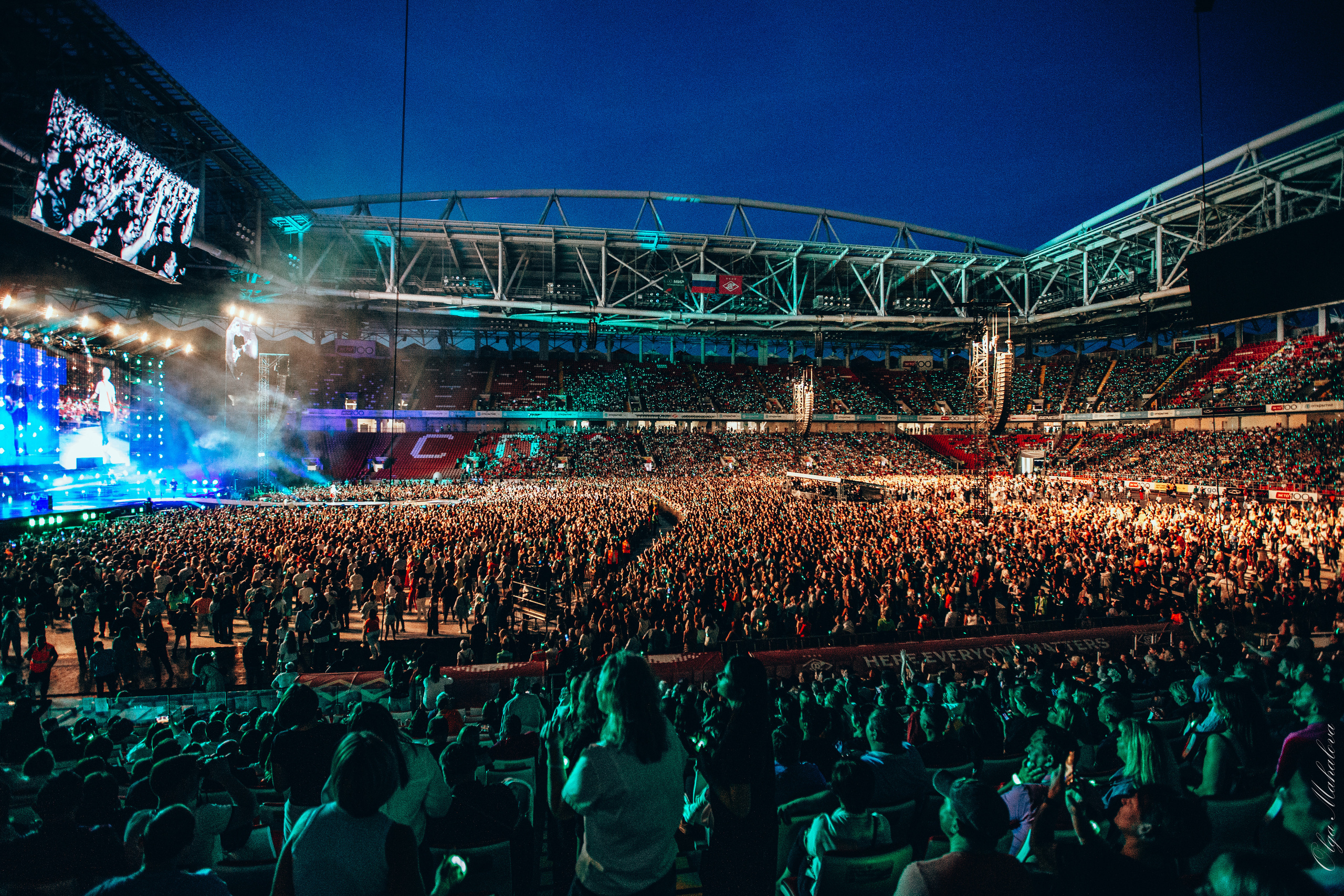 Диана Арбенина и Ночные Снайперы, Открытие Банк Арена. Фотограф Ольга Махалова — Санкт-Петербург, Москва, Нижний Новгород