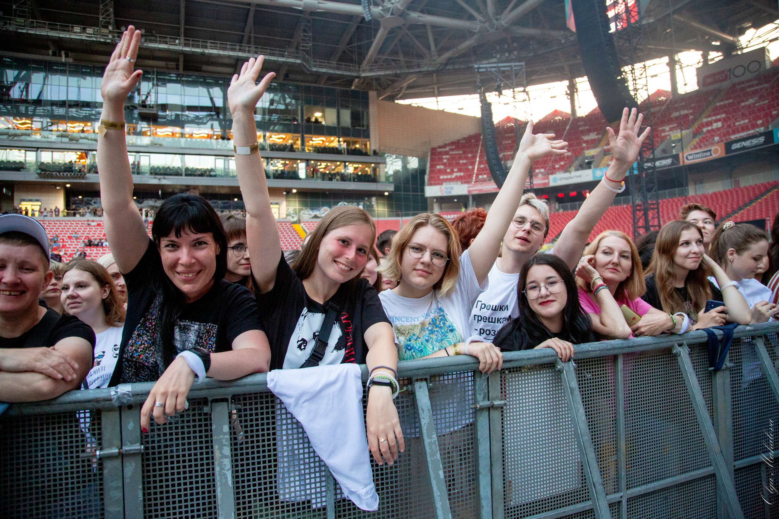 Диана Арбенина и Ночные Снайперы, Открытие Банк Арена. Фотограф Ольга Махалова — Санкт-Петербург, Москва, Нижний Новгород