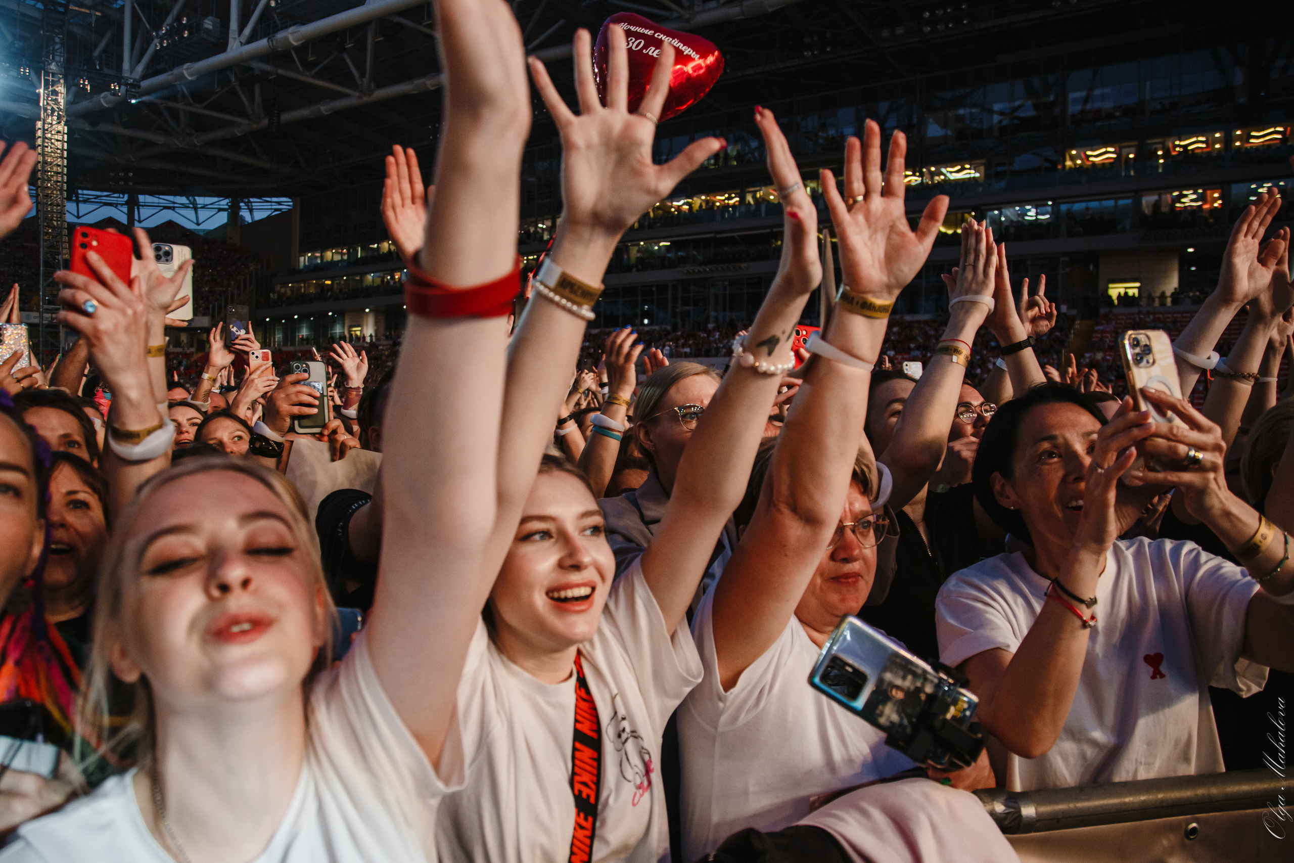 Диана Арбенина и Ночные Снайперы, Открытие Банк Арена. Фотограф Ольга Махалова — Санкт-Петербург, Москва, Нижний Новгород