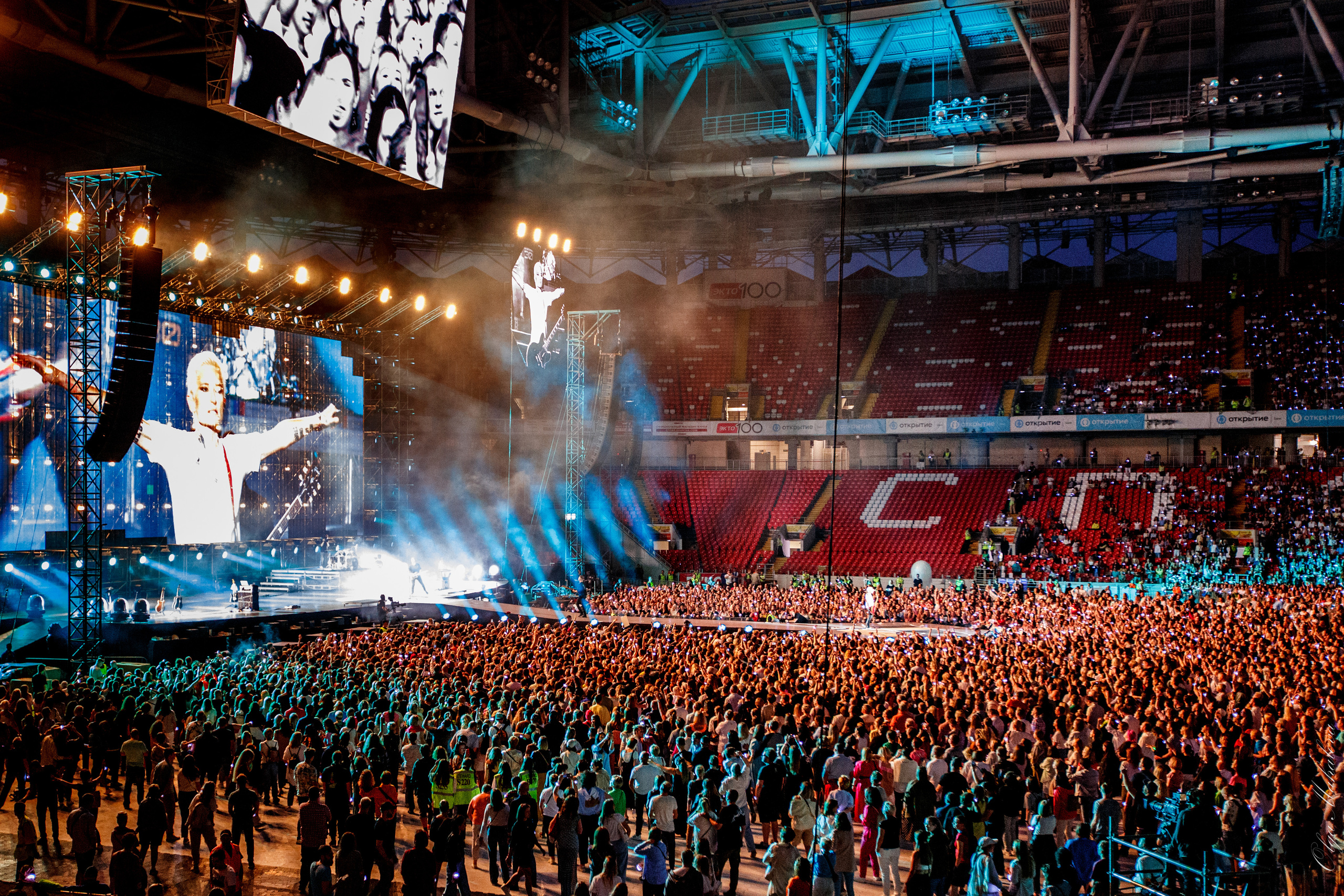 Диана Арбенина и Ночные Снайперы, Открытие Банк Арена. Фотограф Ольга Махалова — Санкт-Петербург, Москва, Нижний Новгород