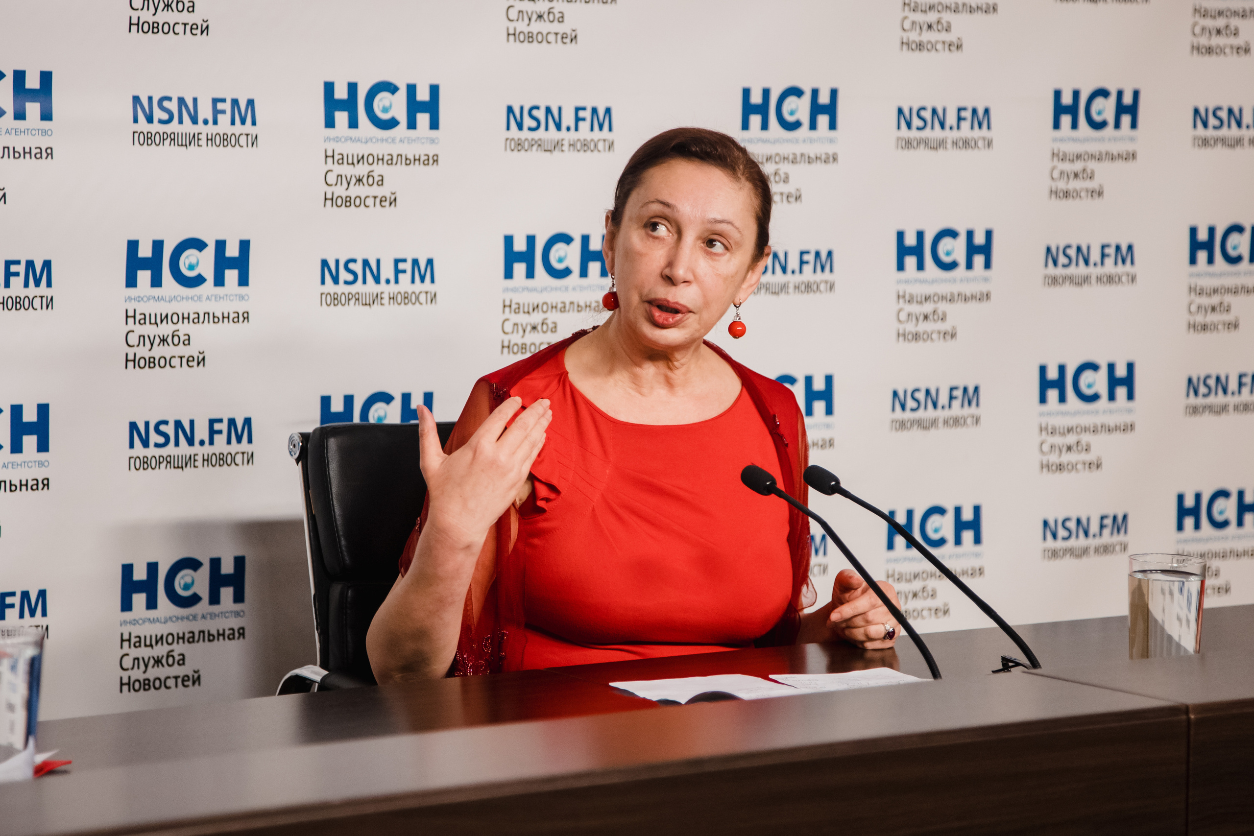 Пресс-конференция в НСН (Илона Давыдова). Фотограф Ольга Махалова — Санкт-Петербург, Москва, Нижний Новгород