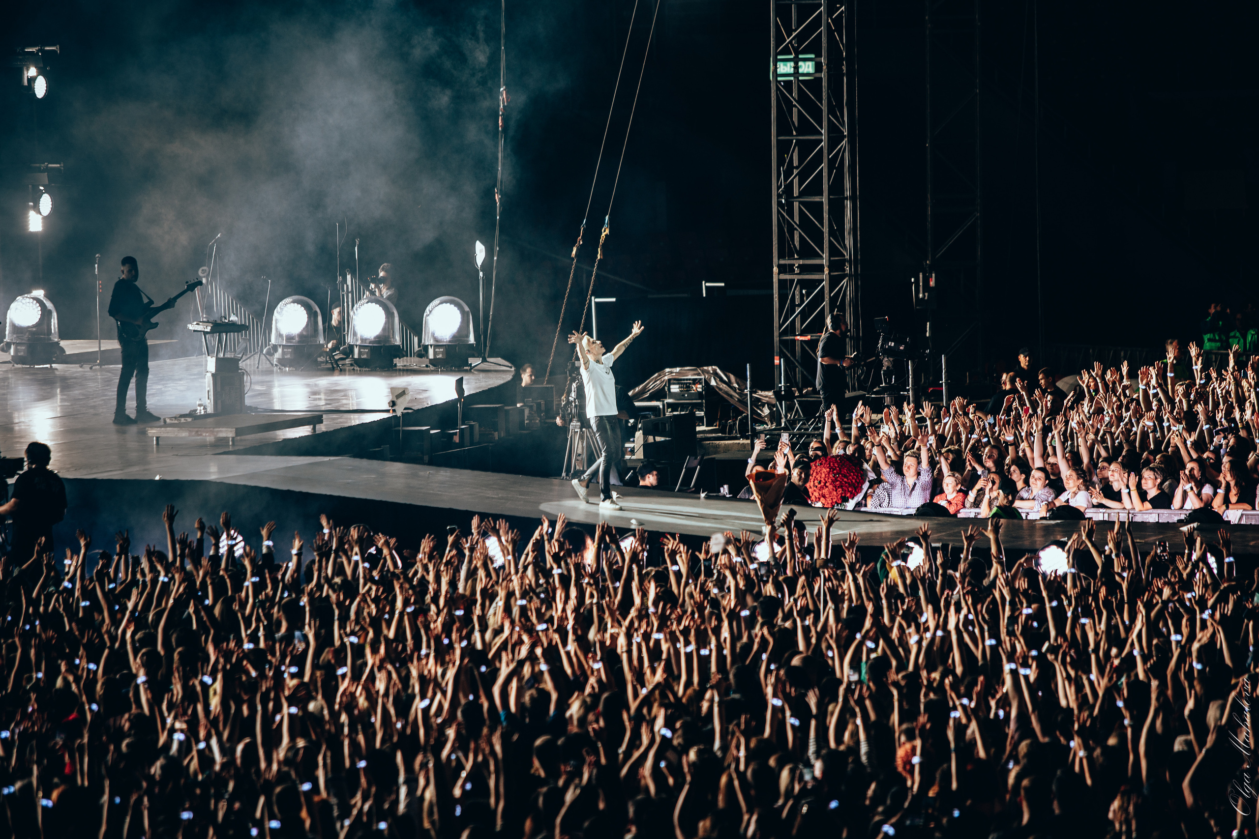 Диана Арбенина и Ночные Снайперы, Открытие Банк Арена. Фотограф Ольга Махалова — Санкт-Петербург, Москва, Нижний Новгород