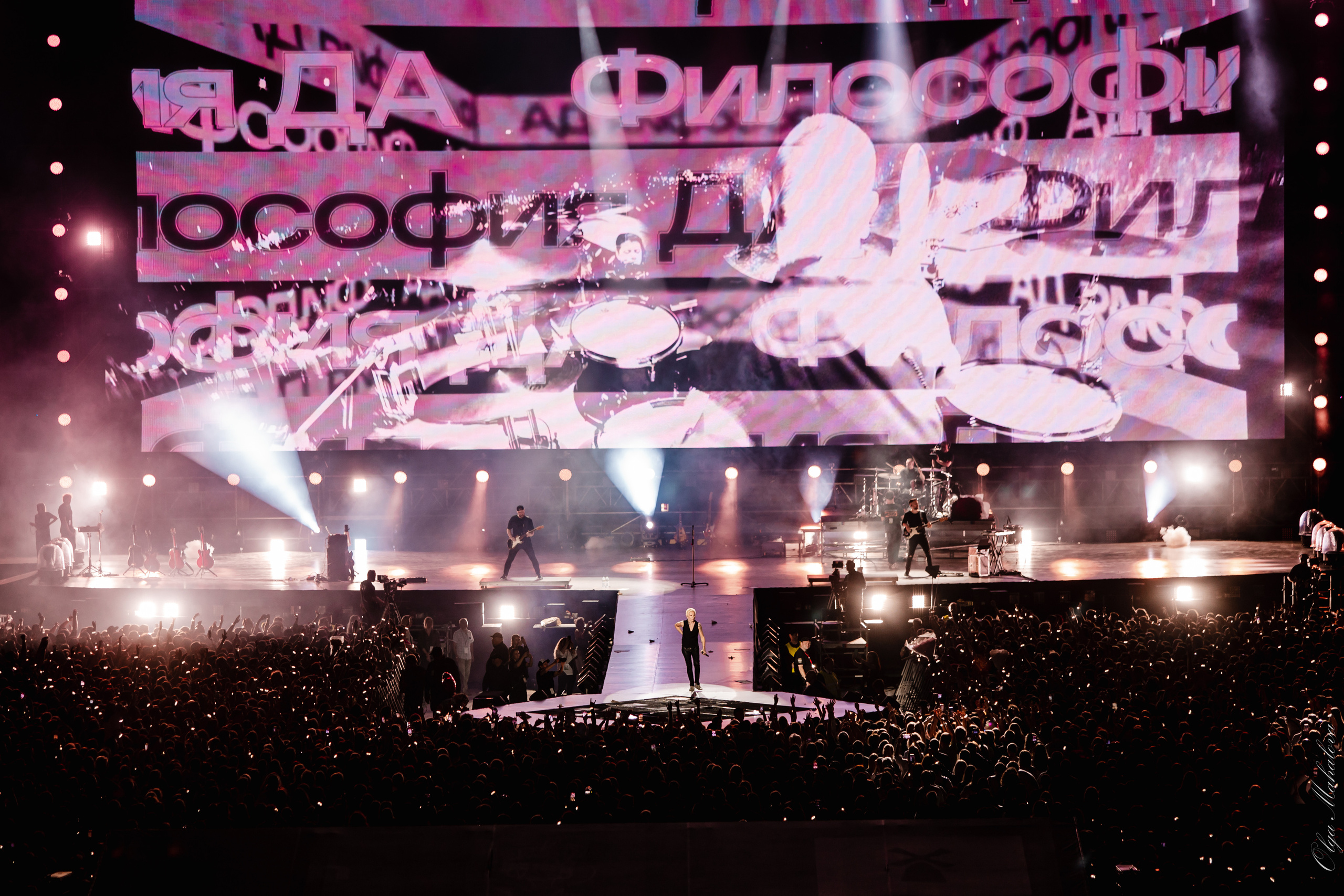 Диана Арбенина и Ночные Снайперы, Открытие Банк Арена. Фотограф Ольга Махалова — Санкт-Петербург, Москва, Нижний Новгород