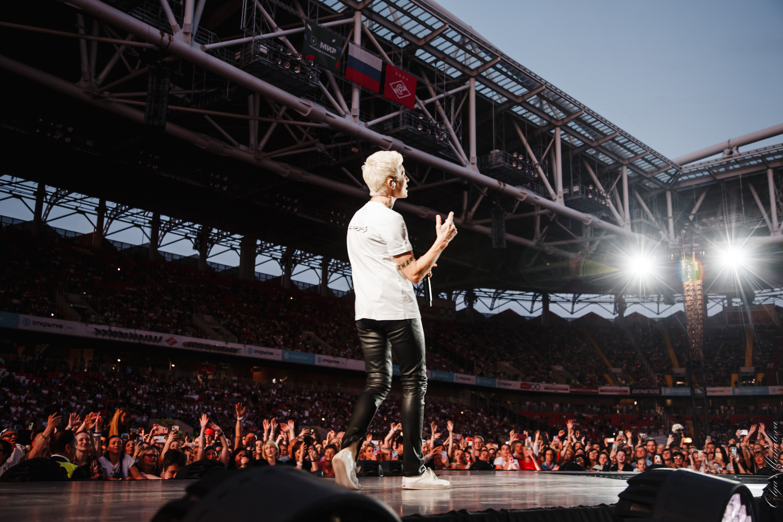 Диана Арбенина и Ночные Снайперы, Открытие Банк Арена. Фотограф Ольга Махалова — Санкт-Петербург, Москва, Нижний Новгород