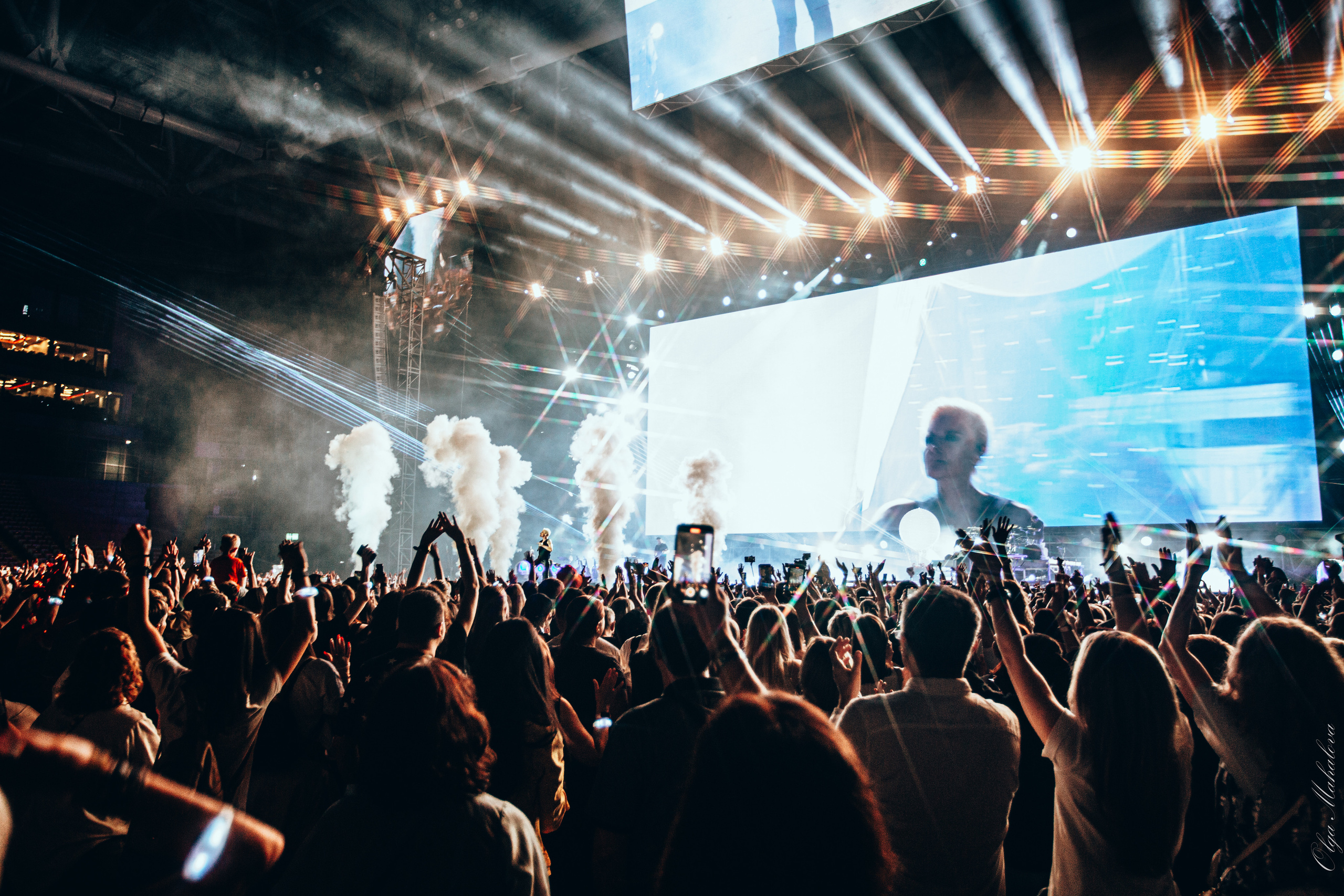 Диана Арбенина и Ночные Снайперы, Открытие Банк Арена. Фотограф Ольга Махалова — Санкт-Петербург, Москва, Нижний Новгород