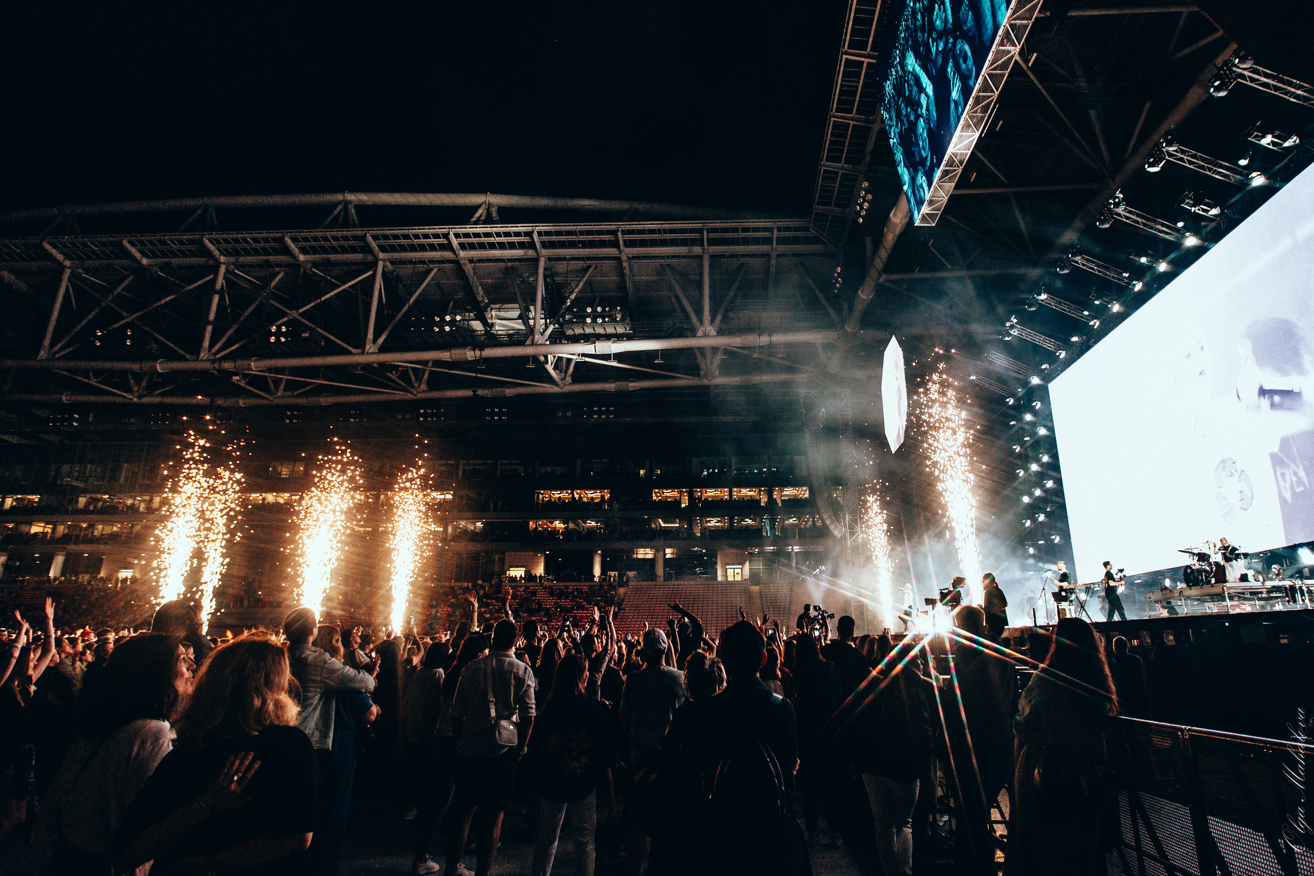 Диана Арбенина и Ночные Снайперы, Открытие Банк Арена. Фотограф Ольга Махалова — Санкт-Петербург, Москва, Нижний Новгород