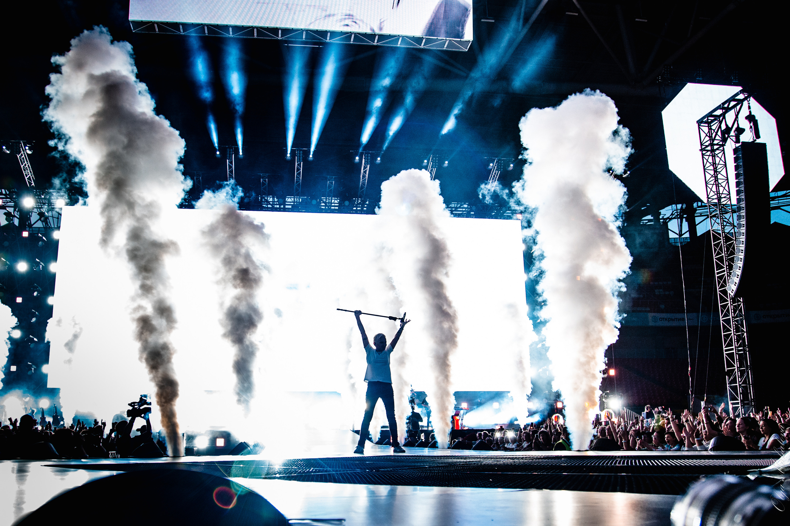 Диана Арбенина и Ночные Снайперы, Открытие Банк Арена. Фотограф Ольга Махалова — Санкт-Петербург, Москва, Нижний Новгород