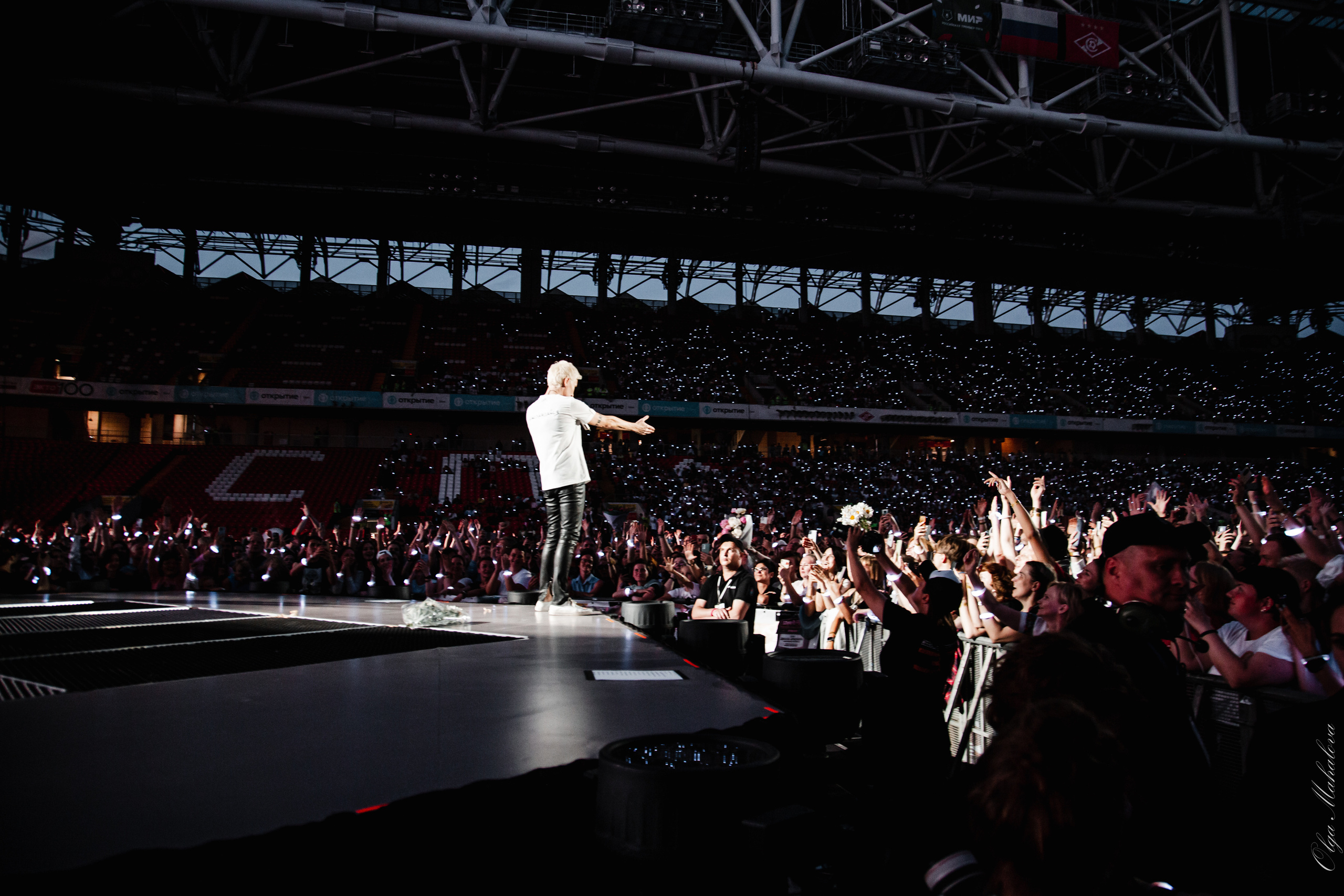 Диана Арбенина и Ночные Снайперы, Открытие Банк Арена. Фотограф Ольга Махалова — Санкт-Петербург, Москва, Нижний Новгород