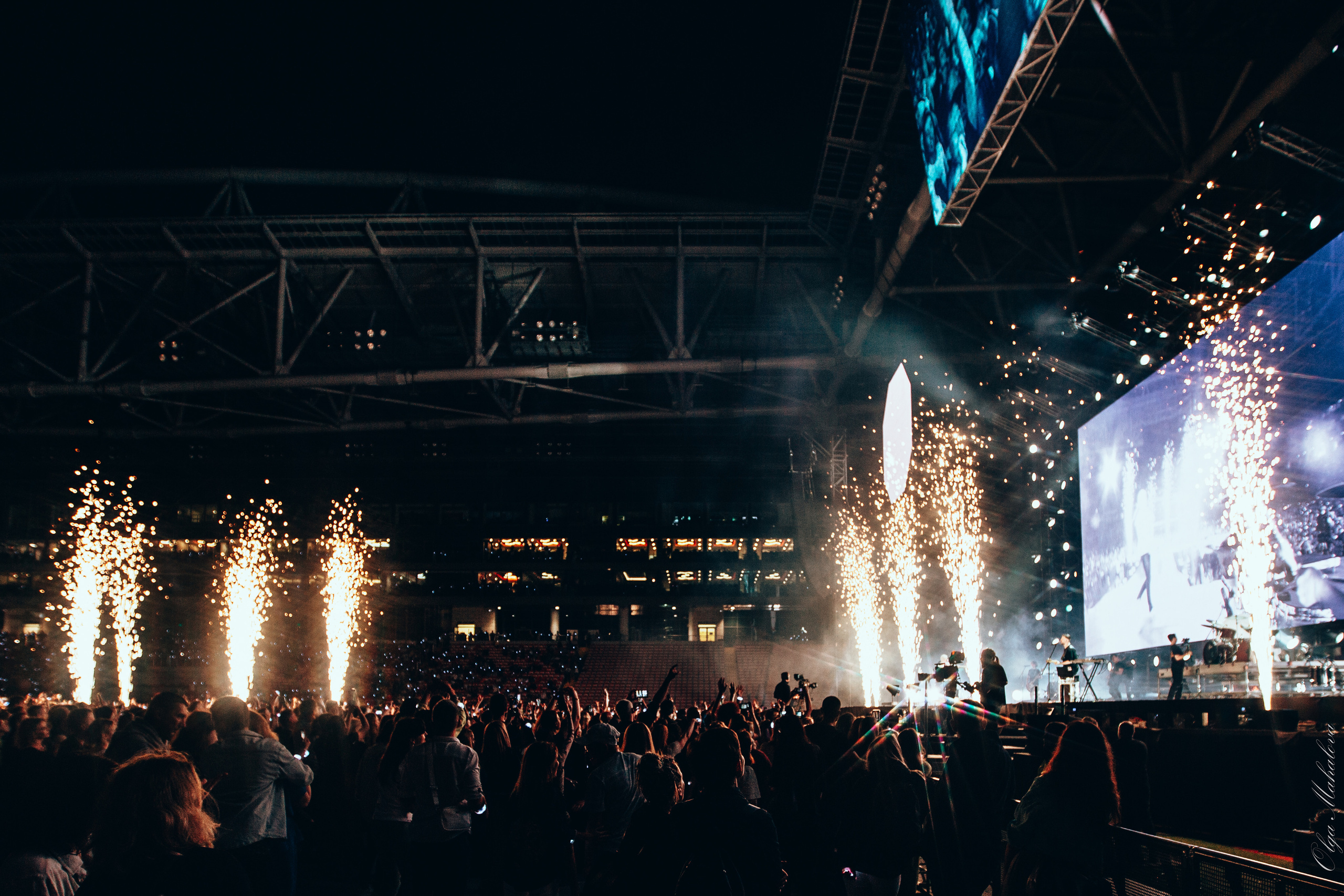 Диана Арбенина и Ночные Снайперы, Открытие Банк Арена. Фотограф Ольга Махалова — Санкт-Петербург, Москва, Нижний Новгород