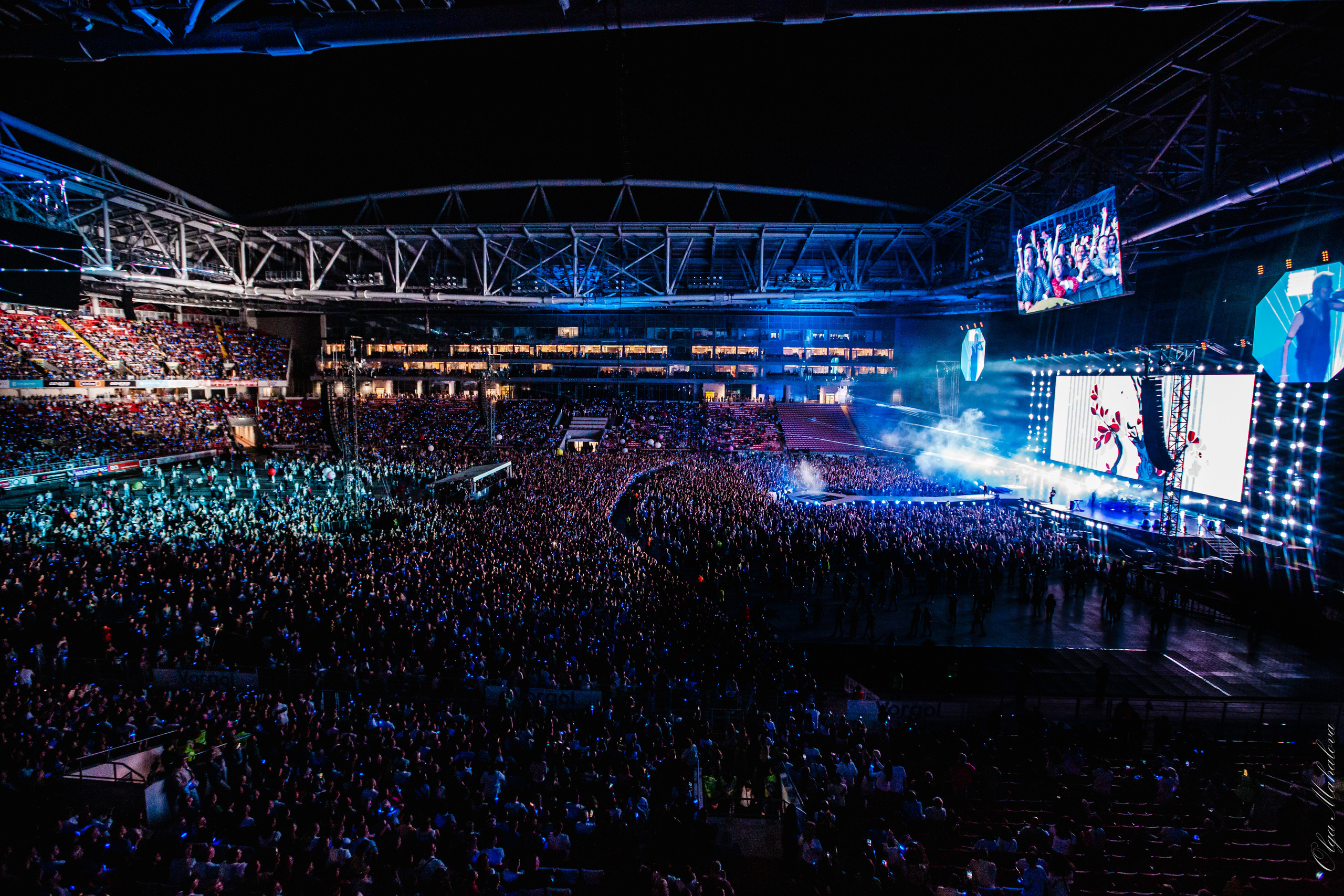 Диана Арбенина и Ночные Снайперы, Открытие Банк Арена. Фотограф Ольга Махалова — Санкт-Петербург, Москва, Нижний Новгород