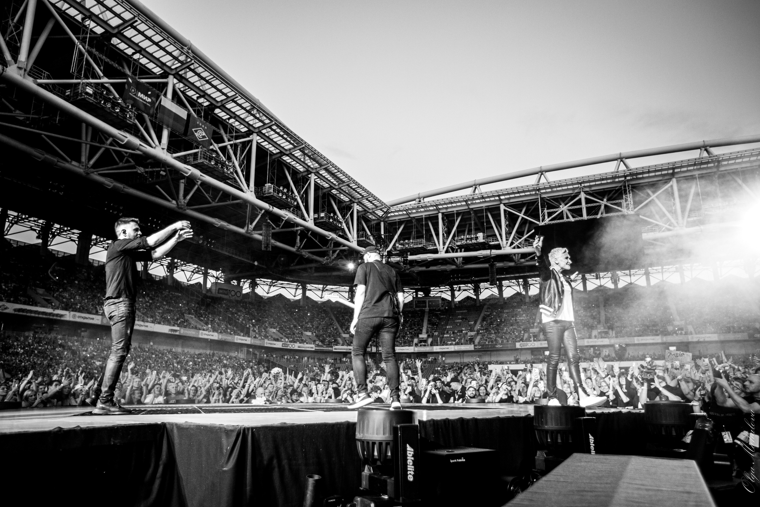 Диана Арбенина и Ночные Снайперы, Открытие Банк Арена. Фотограф Ольга Махалова — Санкт-Петербург, Москва, Нижний Новгород