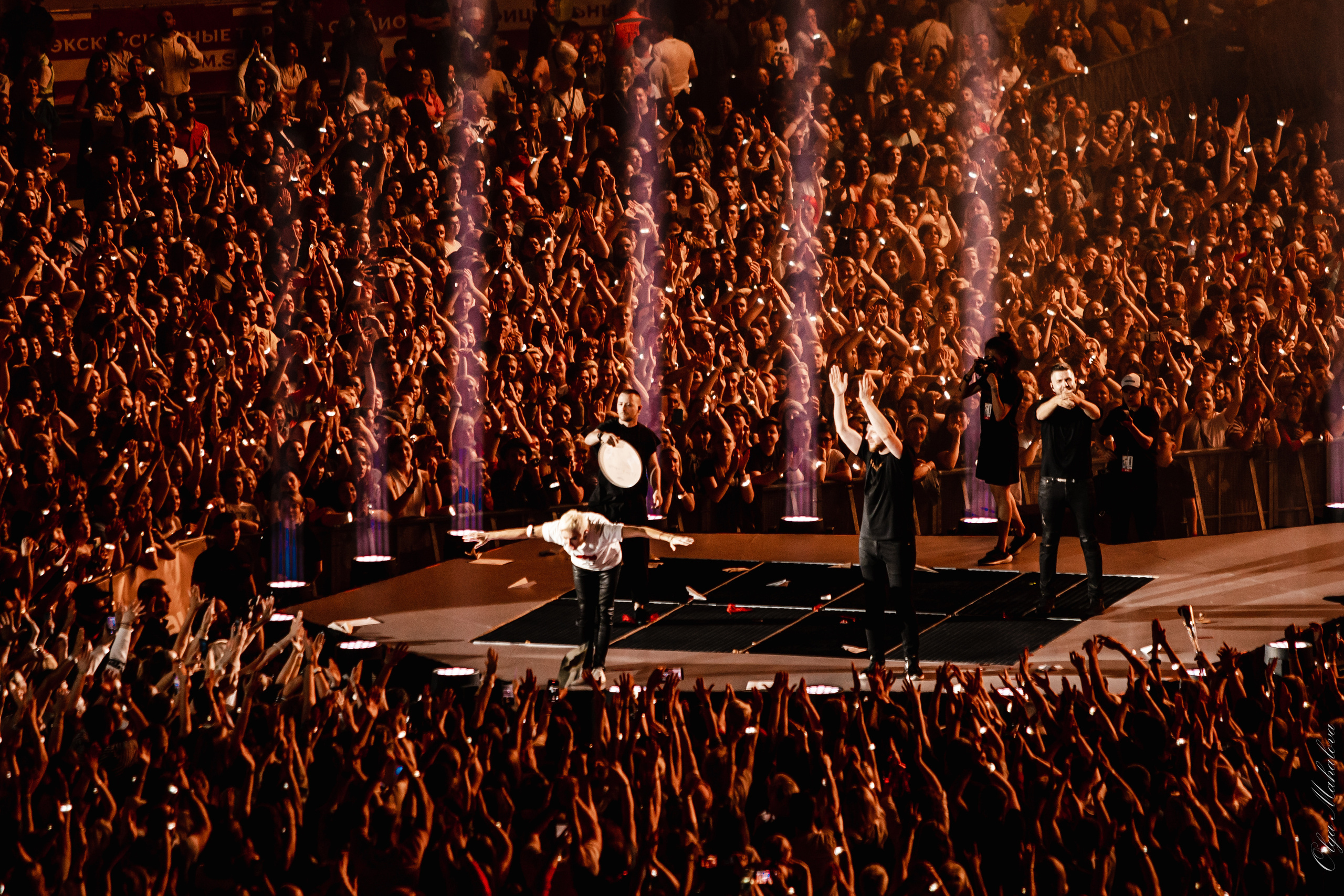 Диана Арбенина и Ночные Снайперы, Открытие Банк Арена. Фотограф Ольга Махалова — Санкт-Петербург, Москва, Нижний Новгород