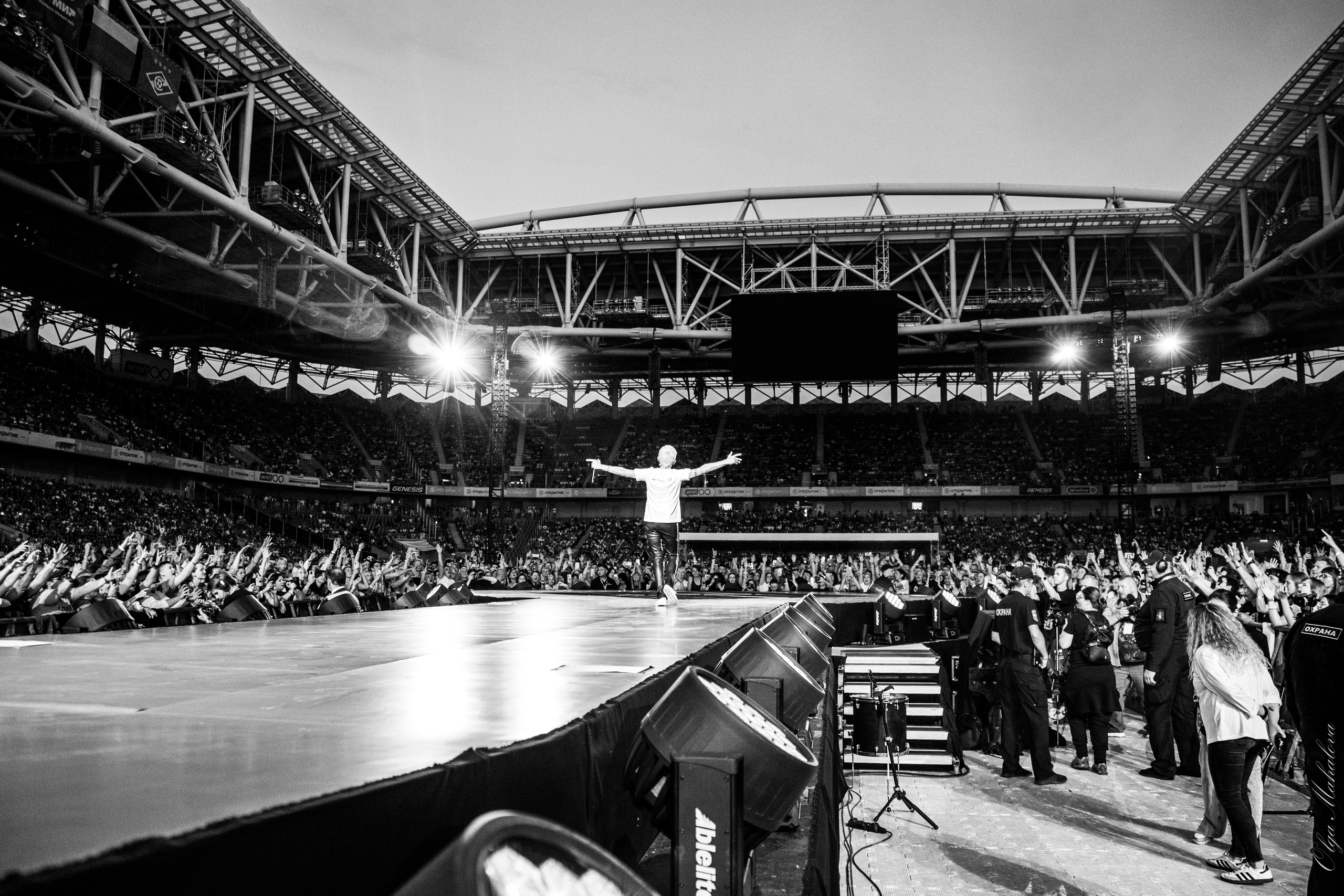 Диана Арбенина и Ночные Снайперы, Открытие Банк Арена. Фотограф Ольга Махалова — Санкт-Петербург, Москва, Нижний Новгород