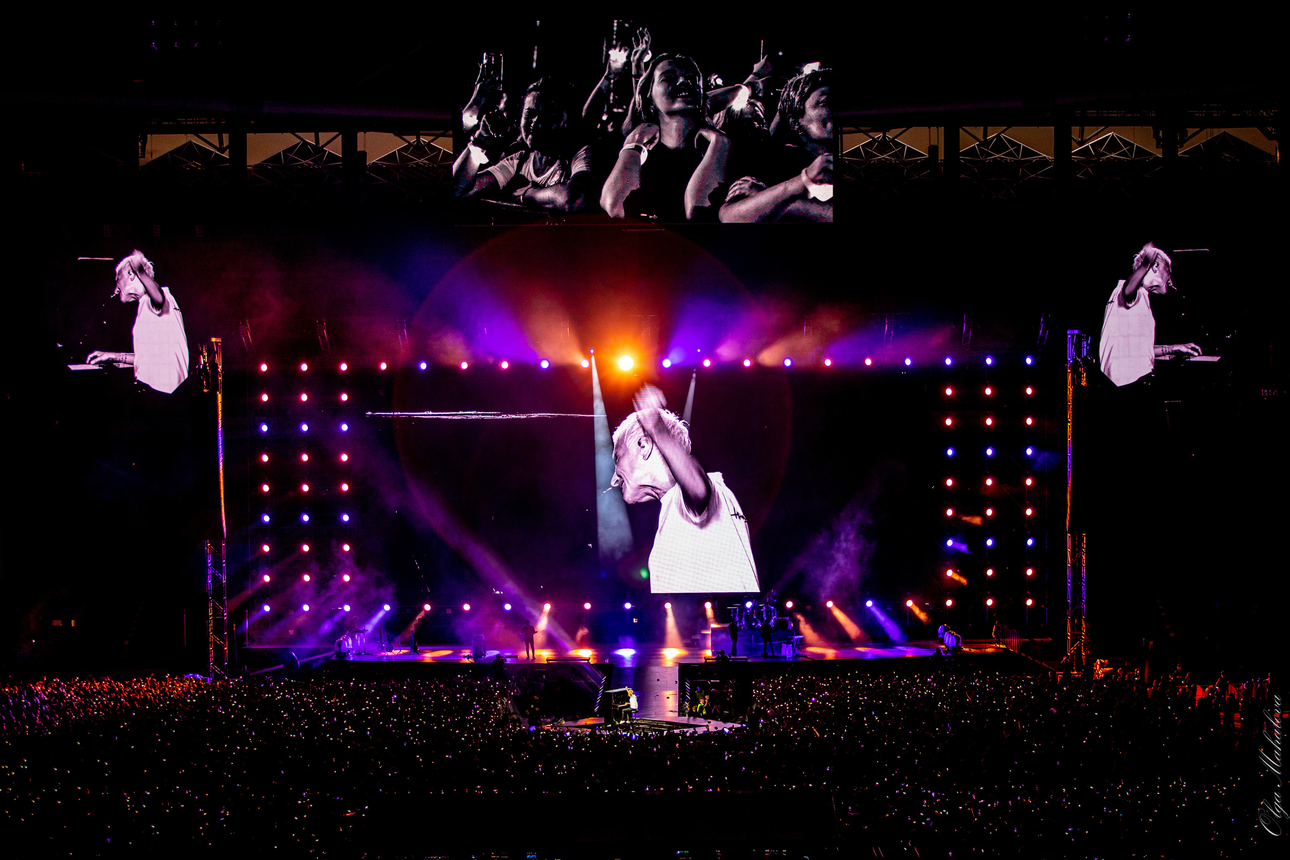 Диана Арбенина и Ночные Снайперы, Открытие Банк Арена. Фотограф Ольга Махалова — Санкт-Петербург, Москва, Нижний Новгород