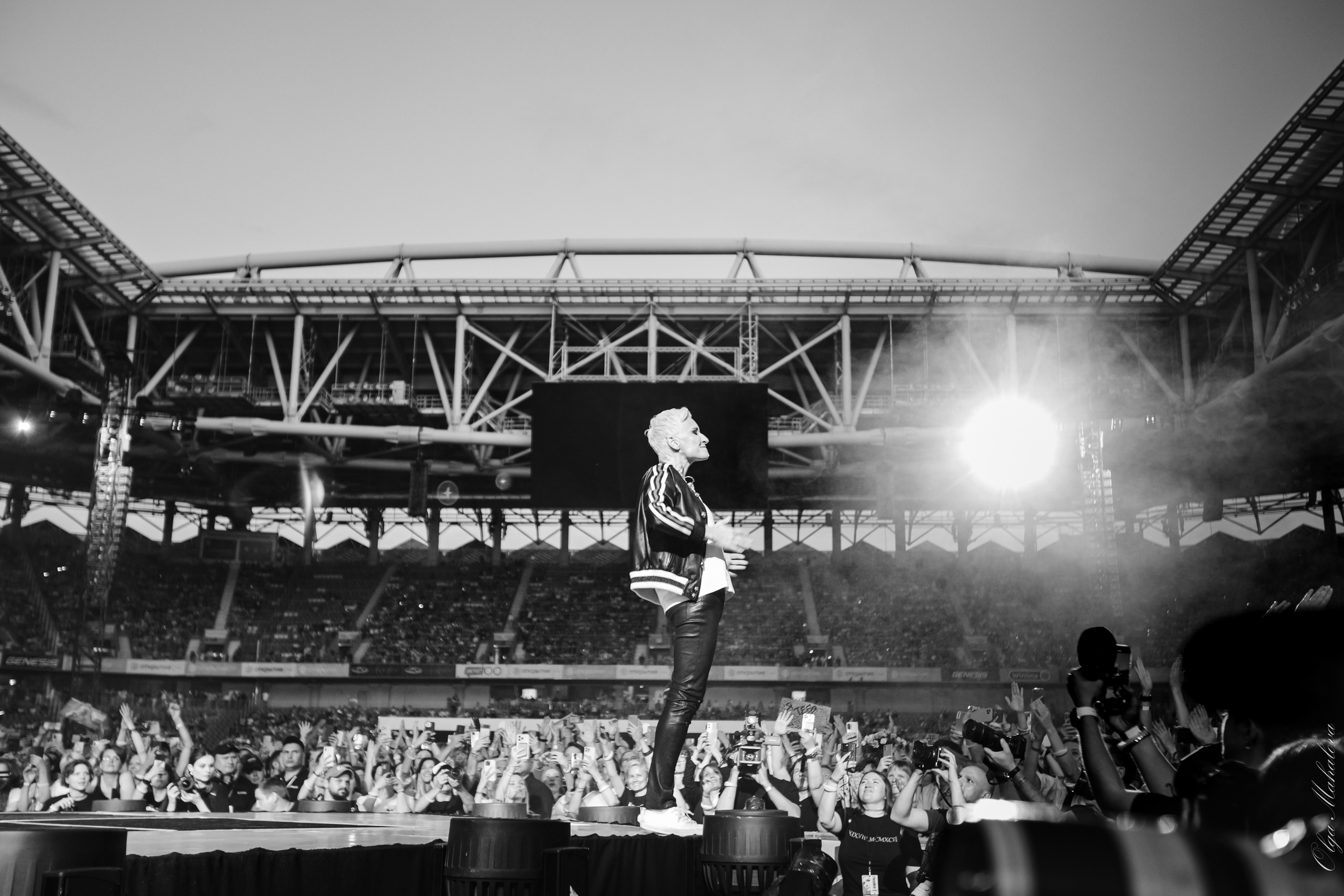 Диана Арбенина и Ночные Снайперы, Открытие Банк Арена. Фотограф Ольга Махалова — Санкт-Петербург, Москва, Нижний Новгород