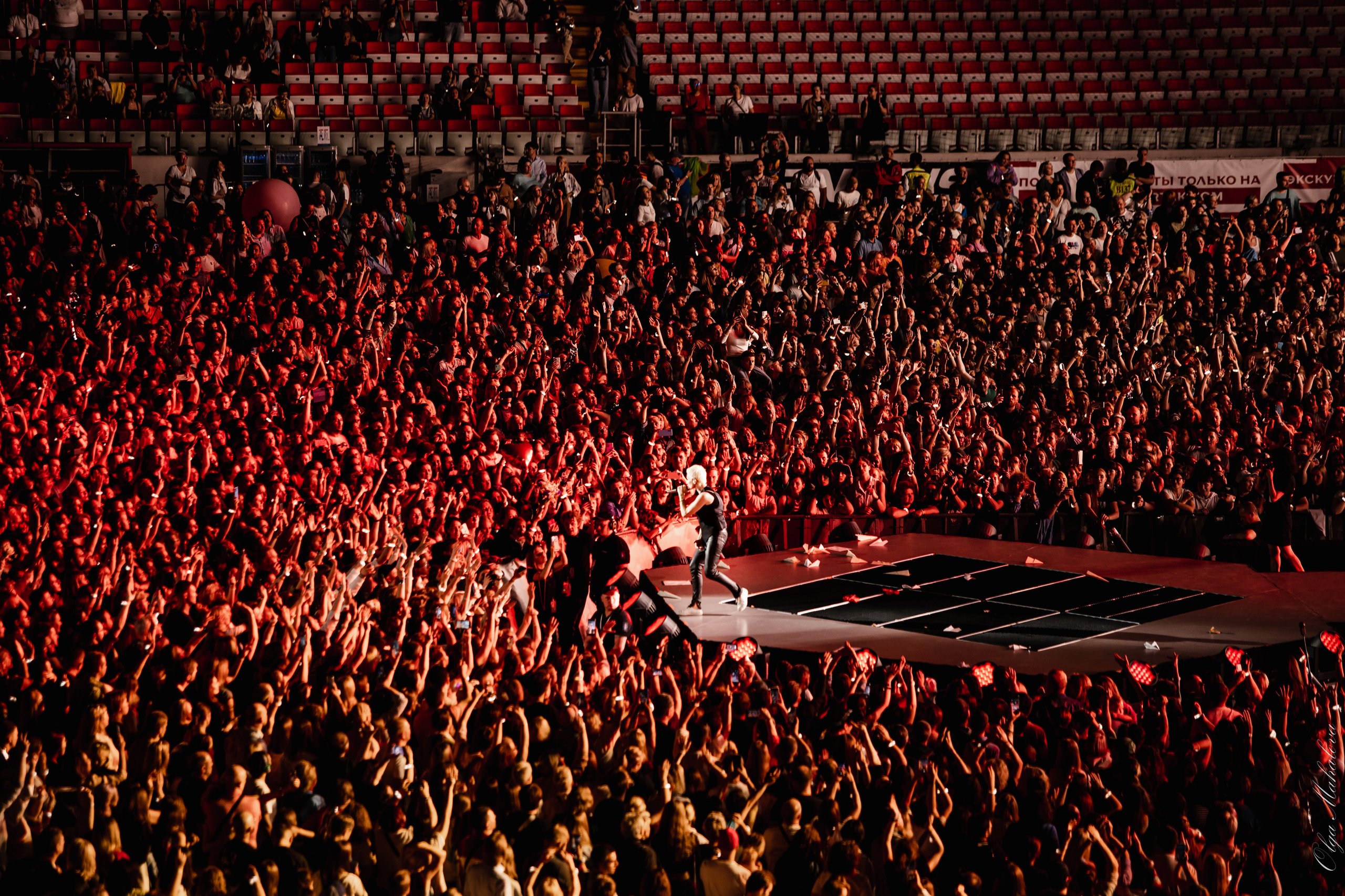 Диана Арбенина и Ночные Снайперы, Открытие Банк Арена. Фотограф Ольга Махалова — Санкт-Петербург, Москва, Нижний Новгород