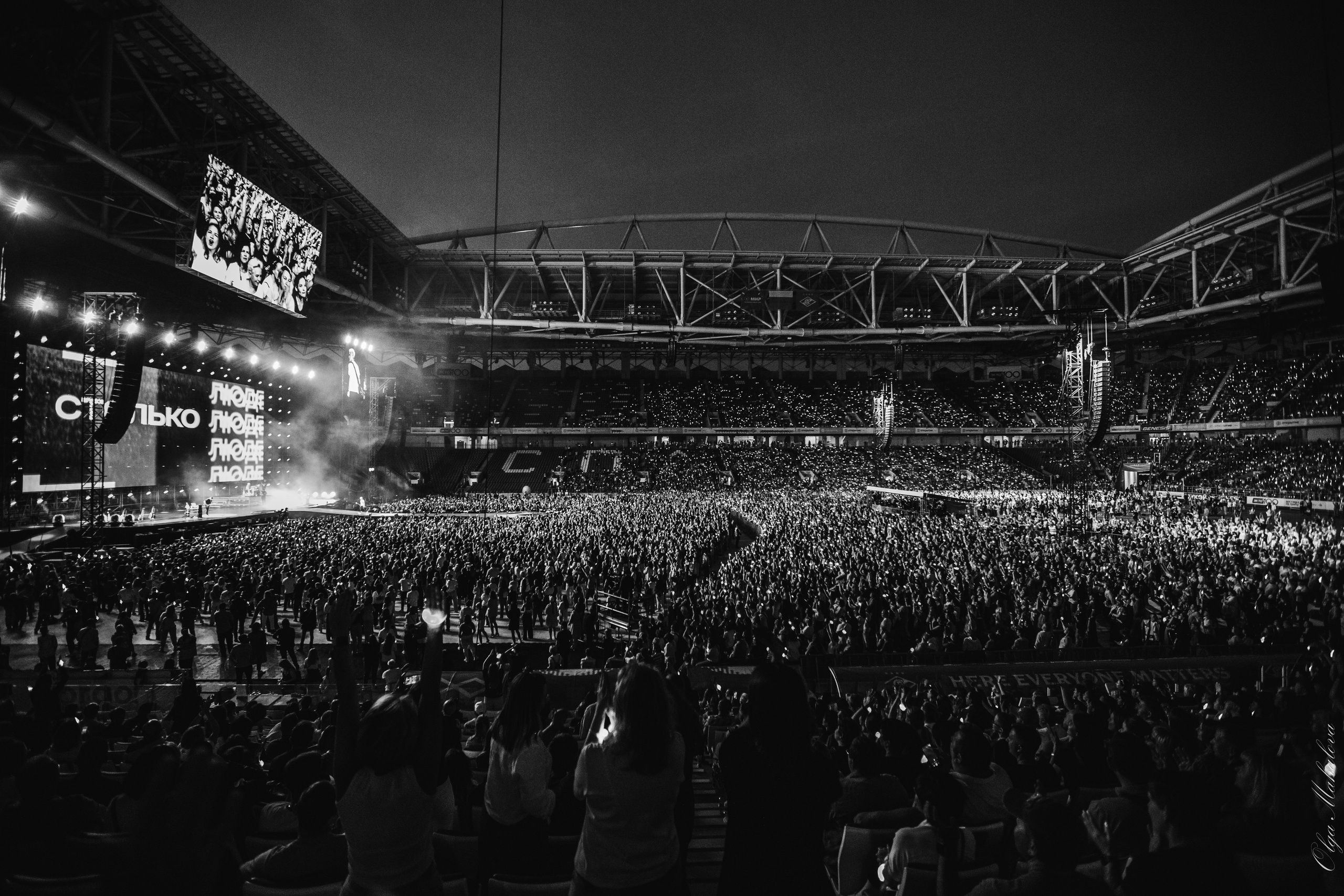 Диана Арбенина и Ночные Снайперы, Открытие Банк Арена. Фотограф Ольга Махалова — Санкт-Петербург, Москва, Нижний Новгород