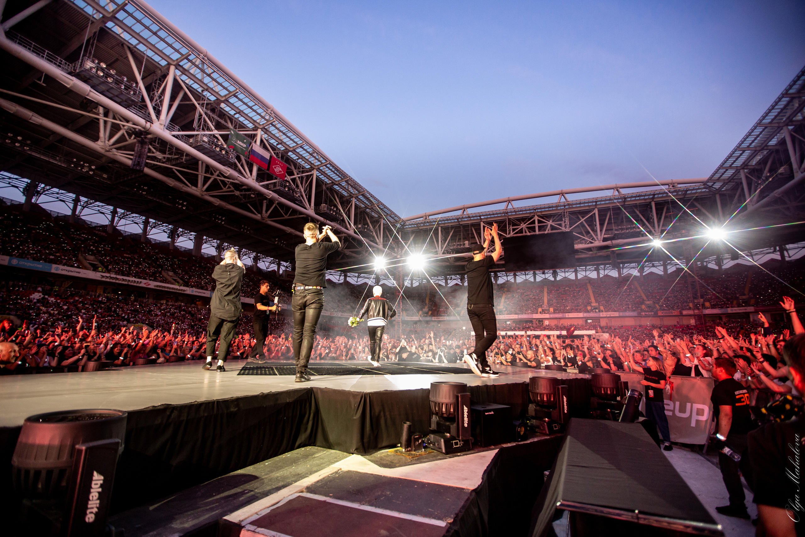Диана Арбенина и Ночные Снайперы, Открытие Банк Арена. Фотограф Ольга Махалова — Санкт-Петербург, Москва, Нижний Новгород