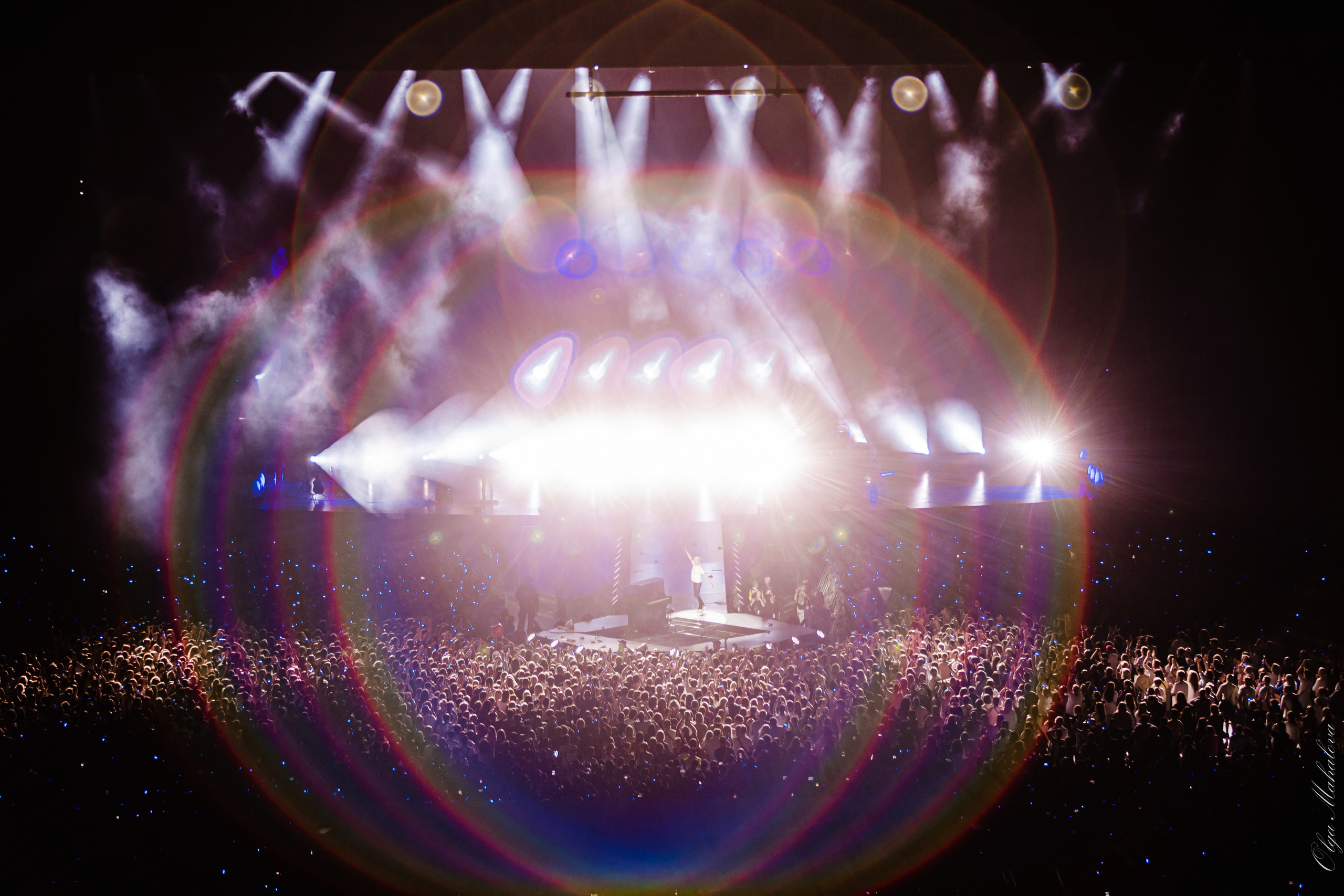 Диана Арбенина и Ночные Снайперы, Открытие Банк Арена. Фотограф Ольга Махалова — Санкт-Петербург, Москва, Нижний Новгород