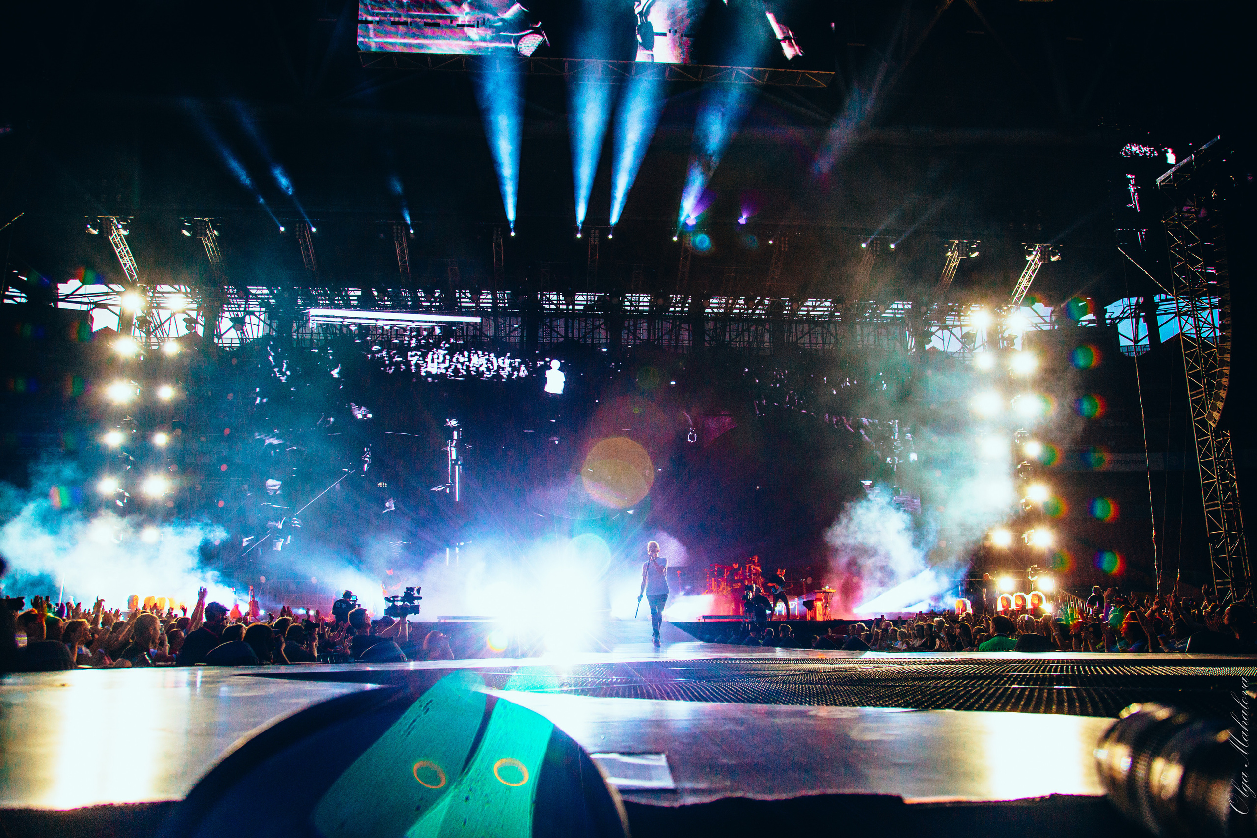 Диана Арбенина и Ночные Снайперы, Открытие Банк Арена. Фотограф Ольга Махалова — Санкт-Петербург, Москва, Нижний Новгород