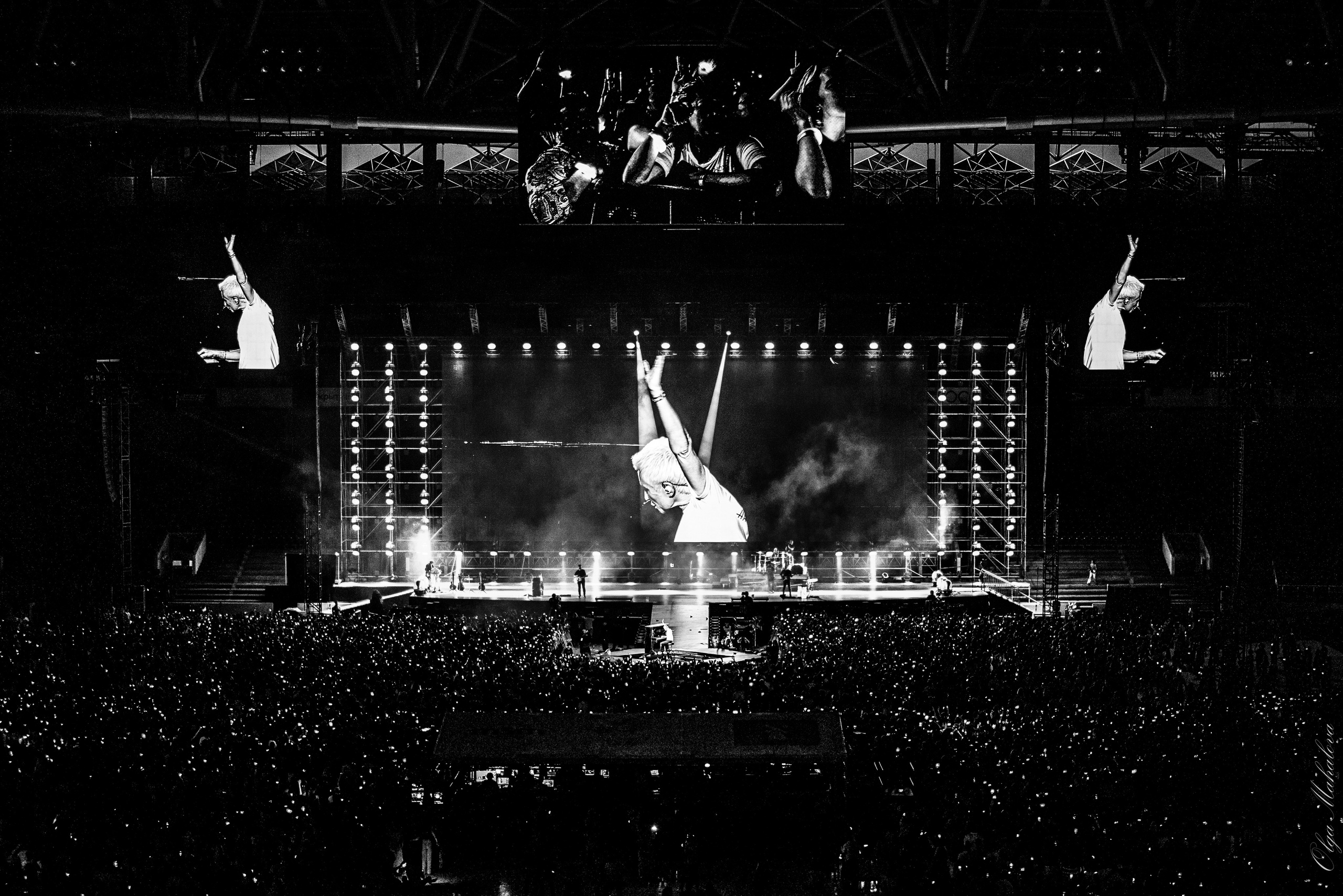 Диана Арбенина и Ночные Снайперы, Открытие Банк Арена. Фотограф Ольга Махалова — Санкт-Петербург, Москва, Нижний Новгород