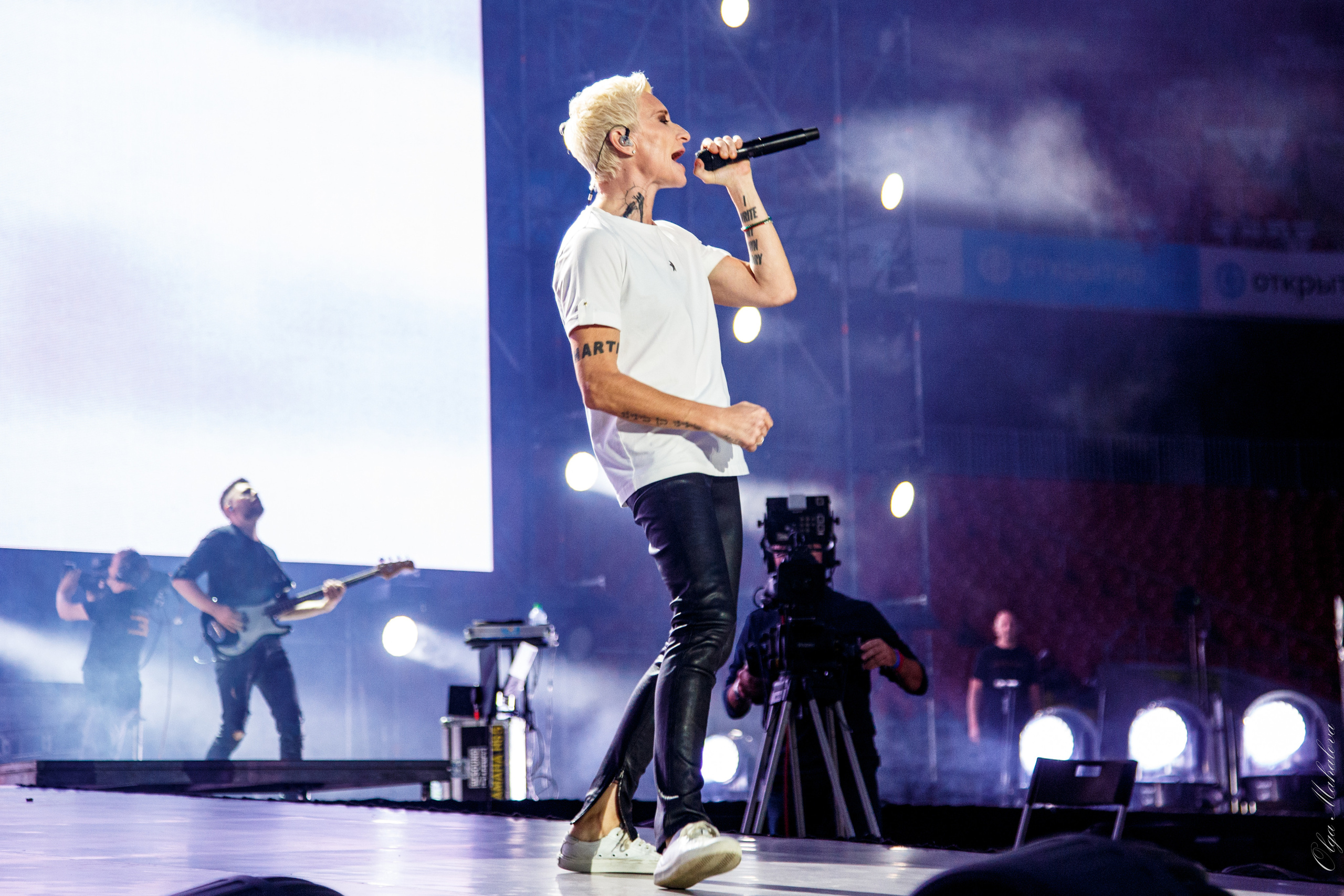 Диана Арбенина и Ночные Снайперы, Открытие Банк Арена. Фотограф Ольга Махалова — Санкт-Петербург, Москва, Нижний Новгород